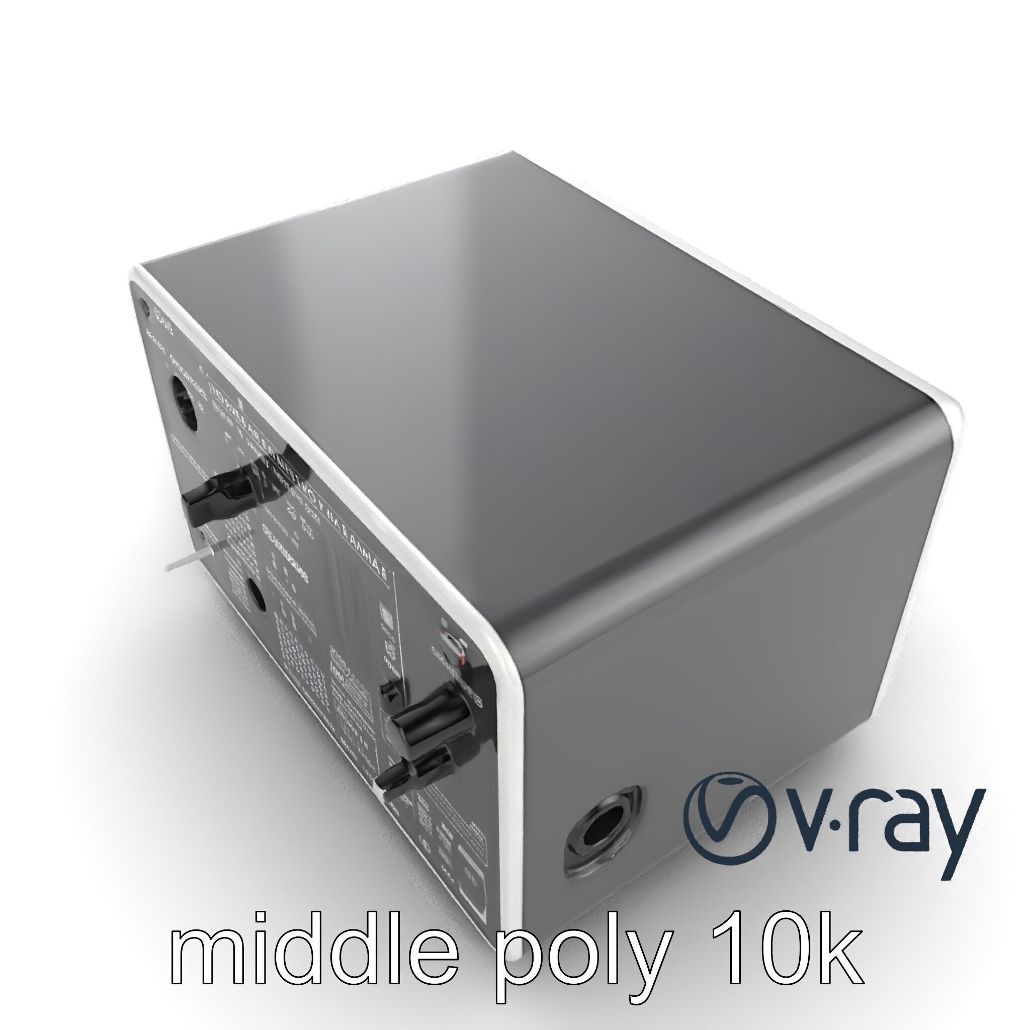 ChordCube Effects Processor model pack Low-poly 3D model_9