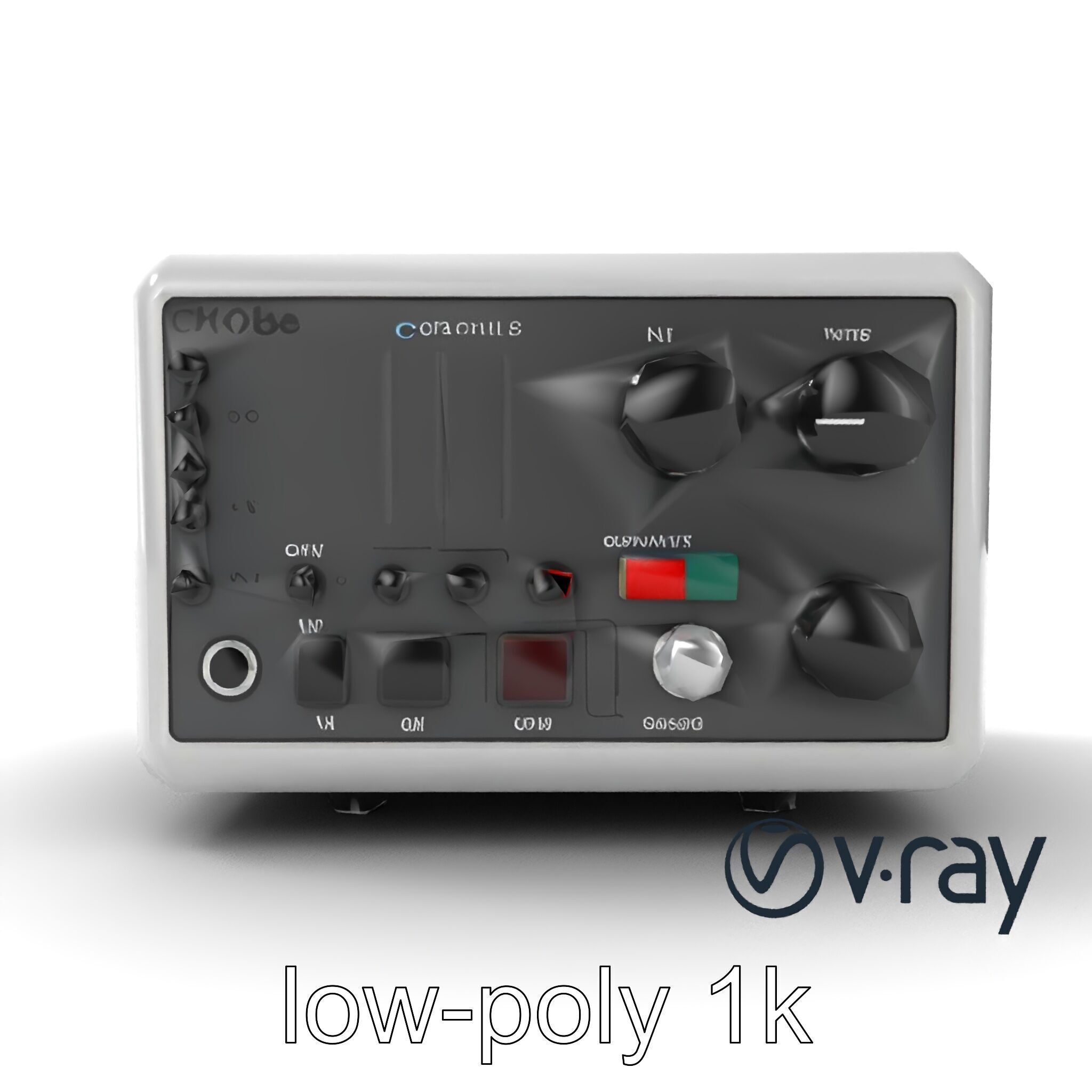 ChordCube Effects Processor model pack Low-poly 3D model_17
