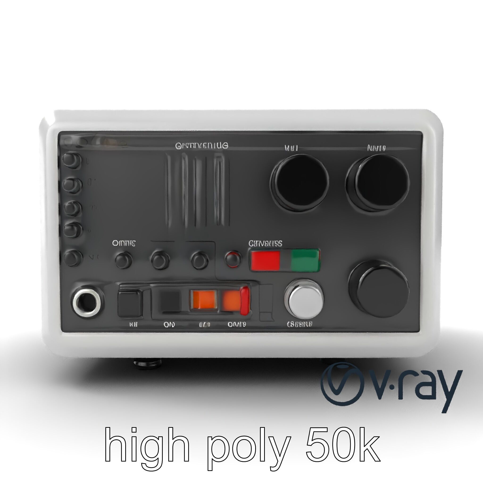 ChordCube Effects Processor model pack Low-poly 3D model_25