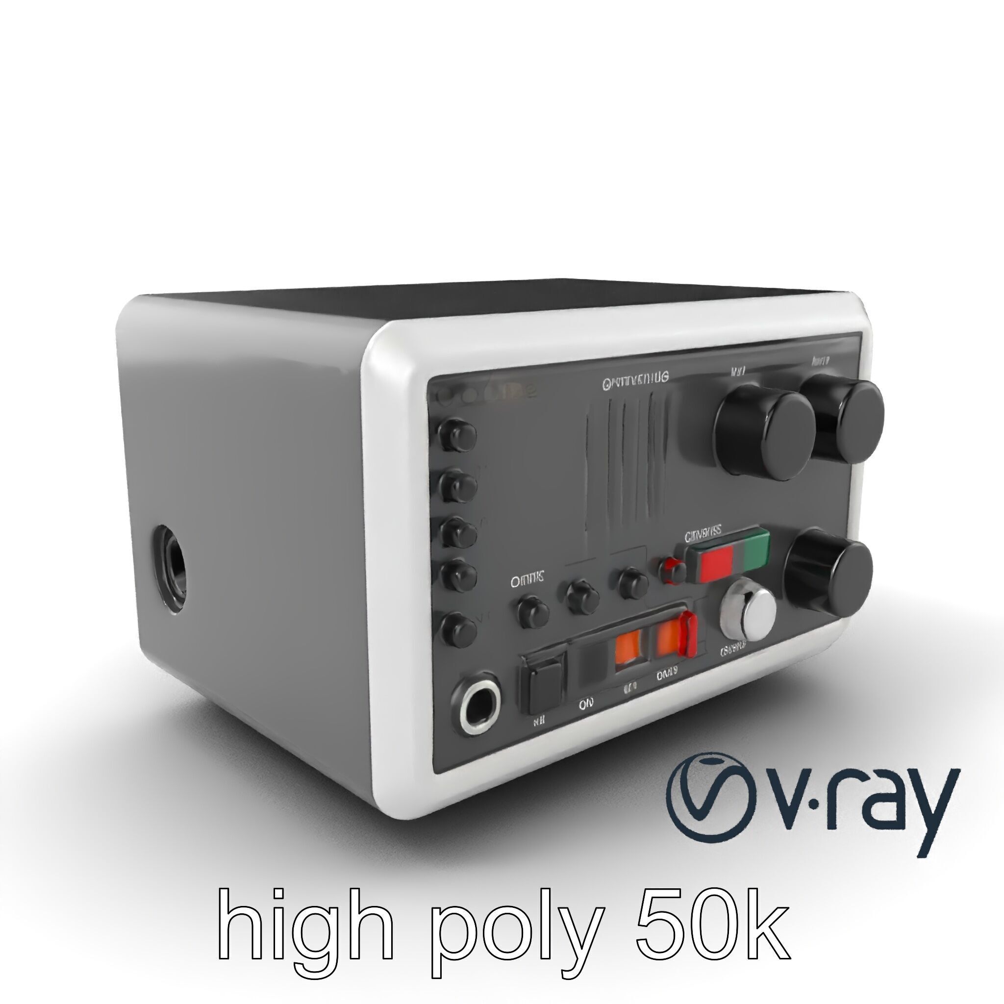 ChordCube Effects Processor model pack Low-poly 3D model_5