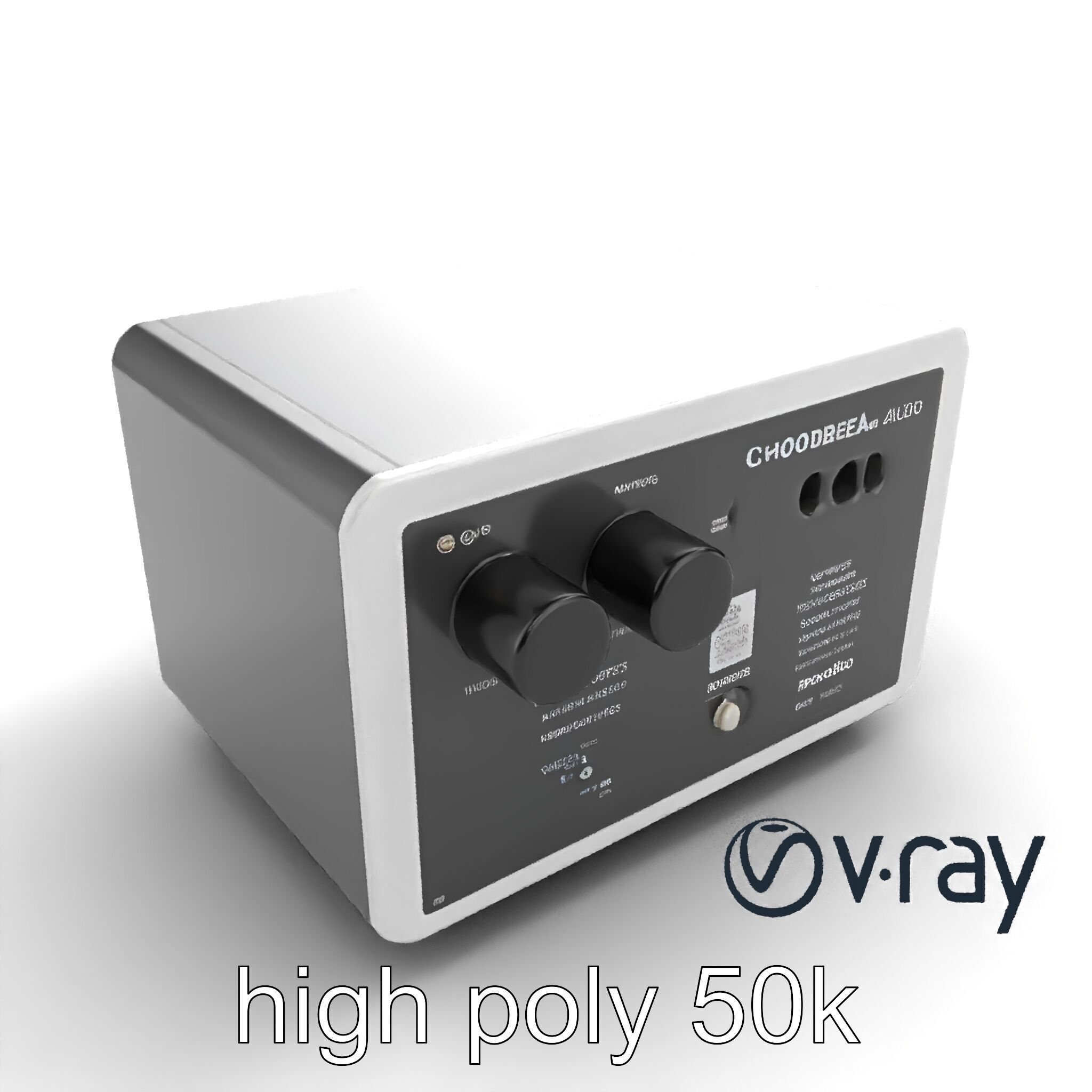 ChordCube Effects Processor model pack Low-poly 3D model_11