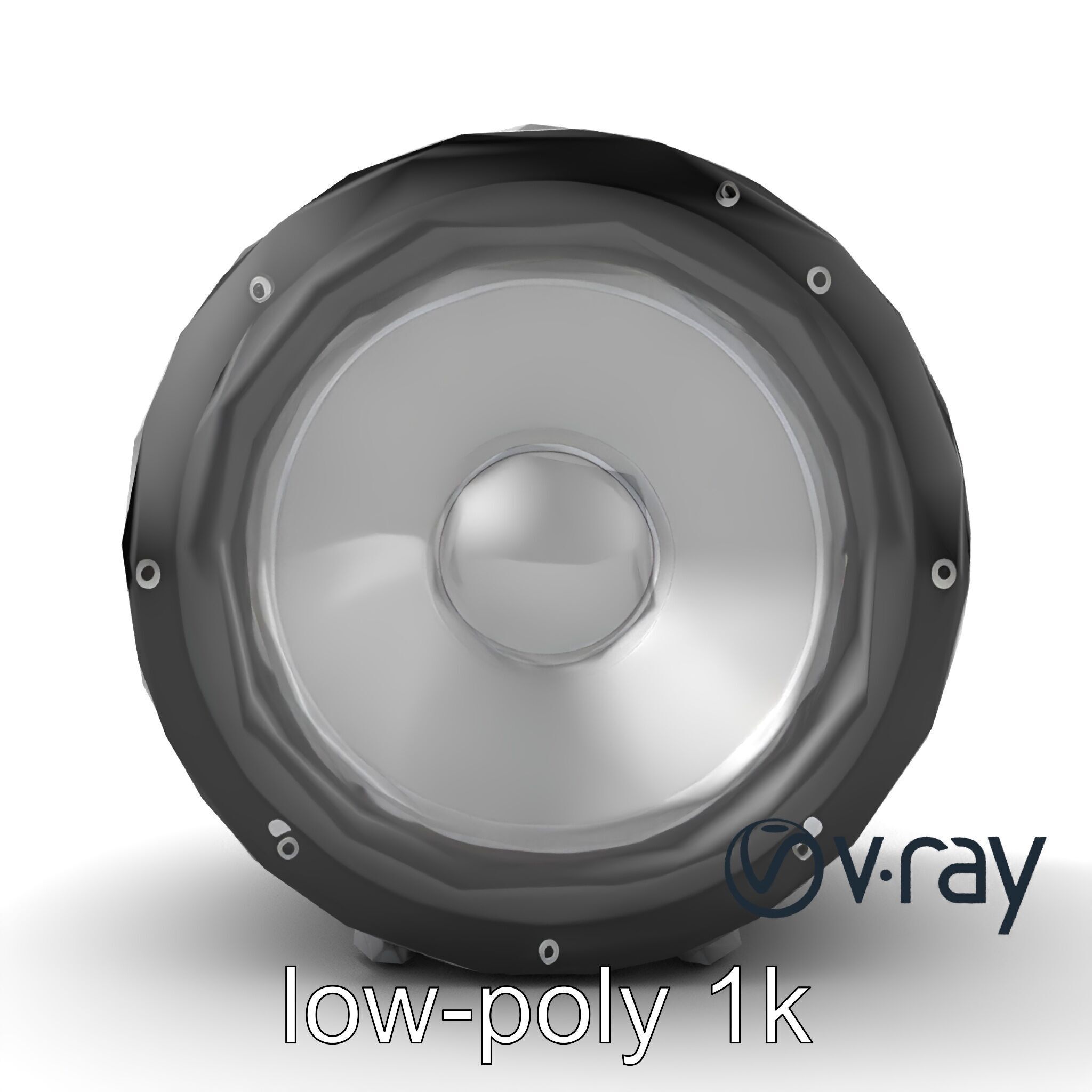 BassVortex Subwoofer Spiral Design model pack Low-poly 3D model_12