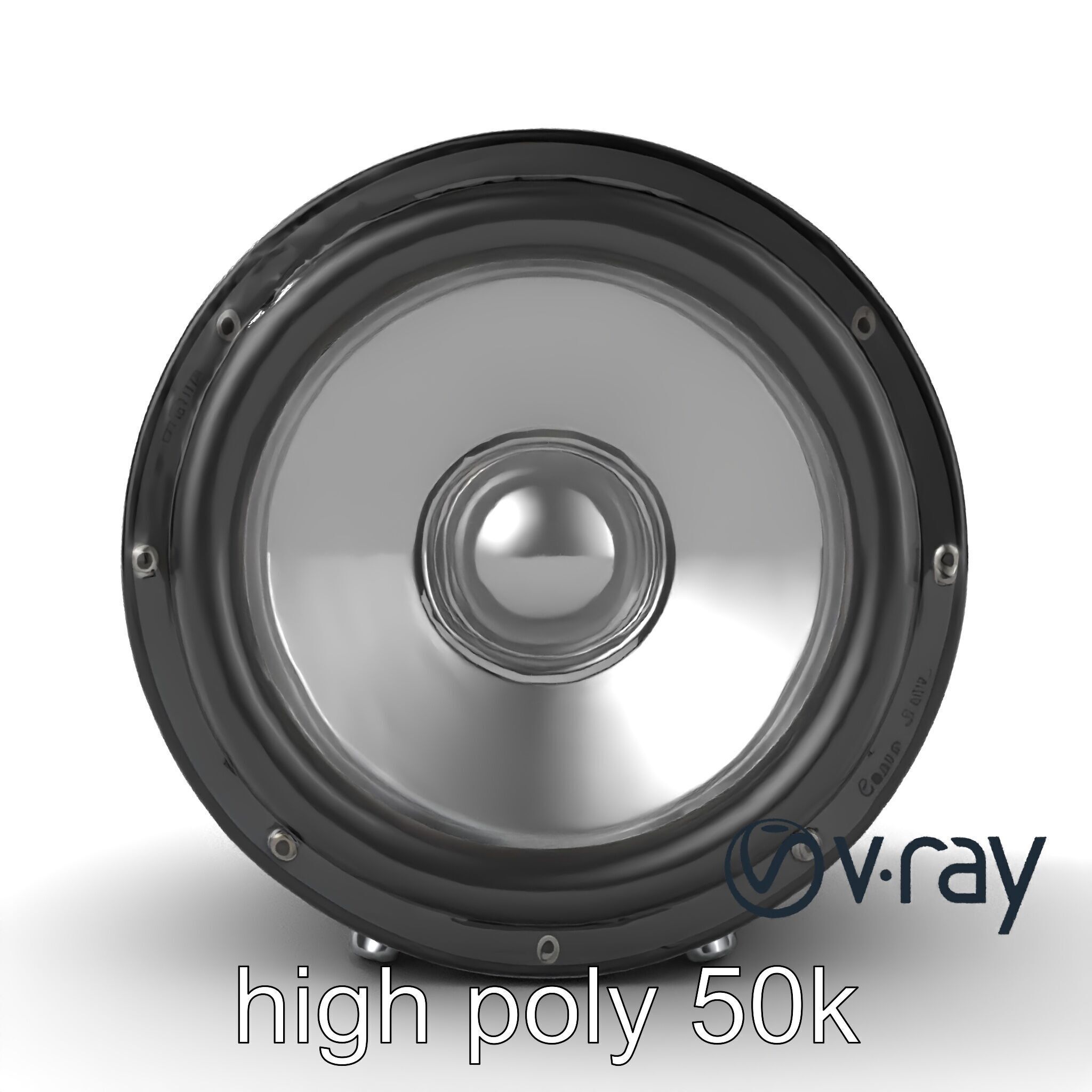 BassVortex Subwoofer Spiral Design model pack Low-poly 3D model_25