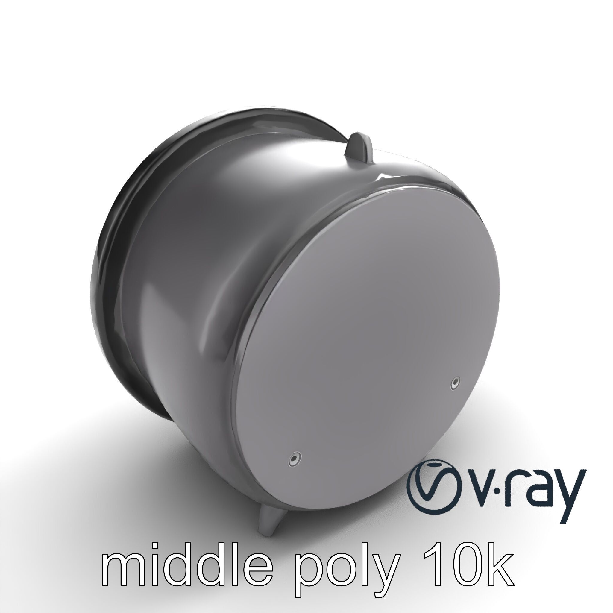 BassVortex Subwoofer Spiral Design model pack Low-poly 3D model_6