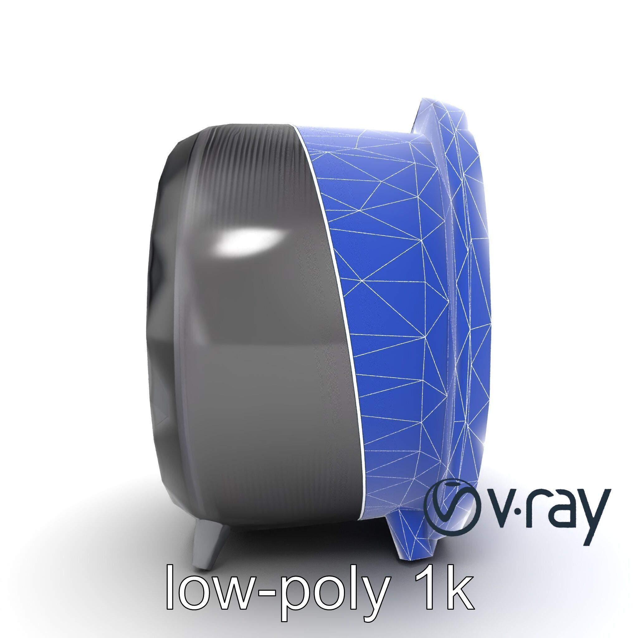 BassVortex Subwoofer Spiral Design model pack Low-poly 3D model_17