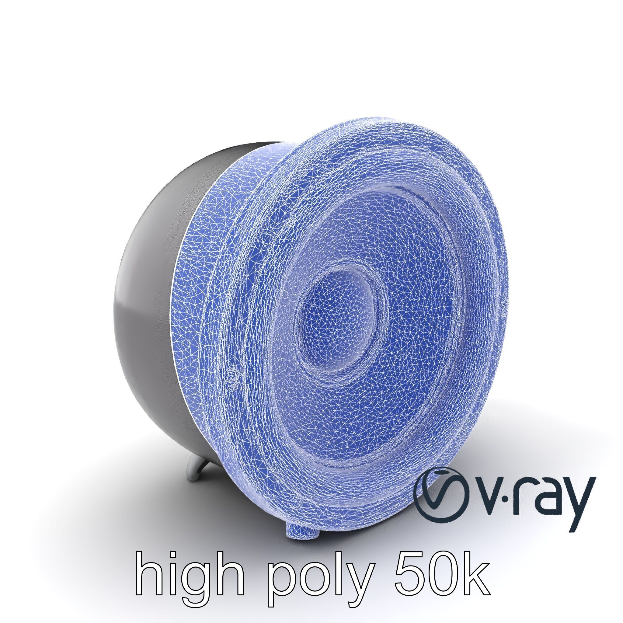 BassVortex Subwoofer Spiral Design model pack Low-poly 3D model_23