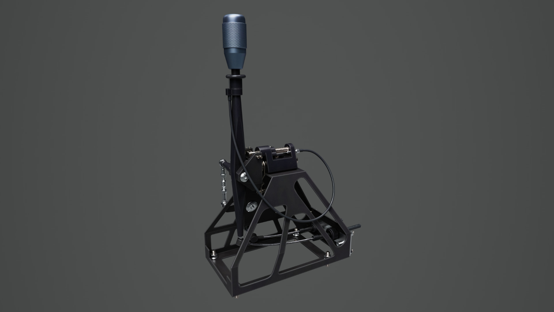 Short Shifter 01 - Variation A - Light Blue Low-poly 3D model_2