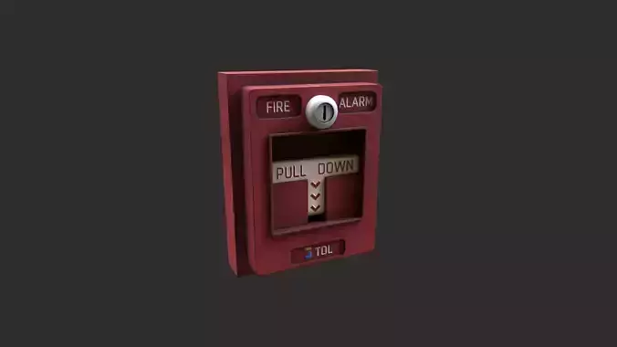 Fire siren button