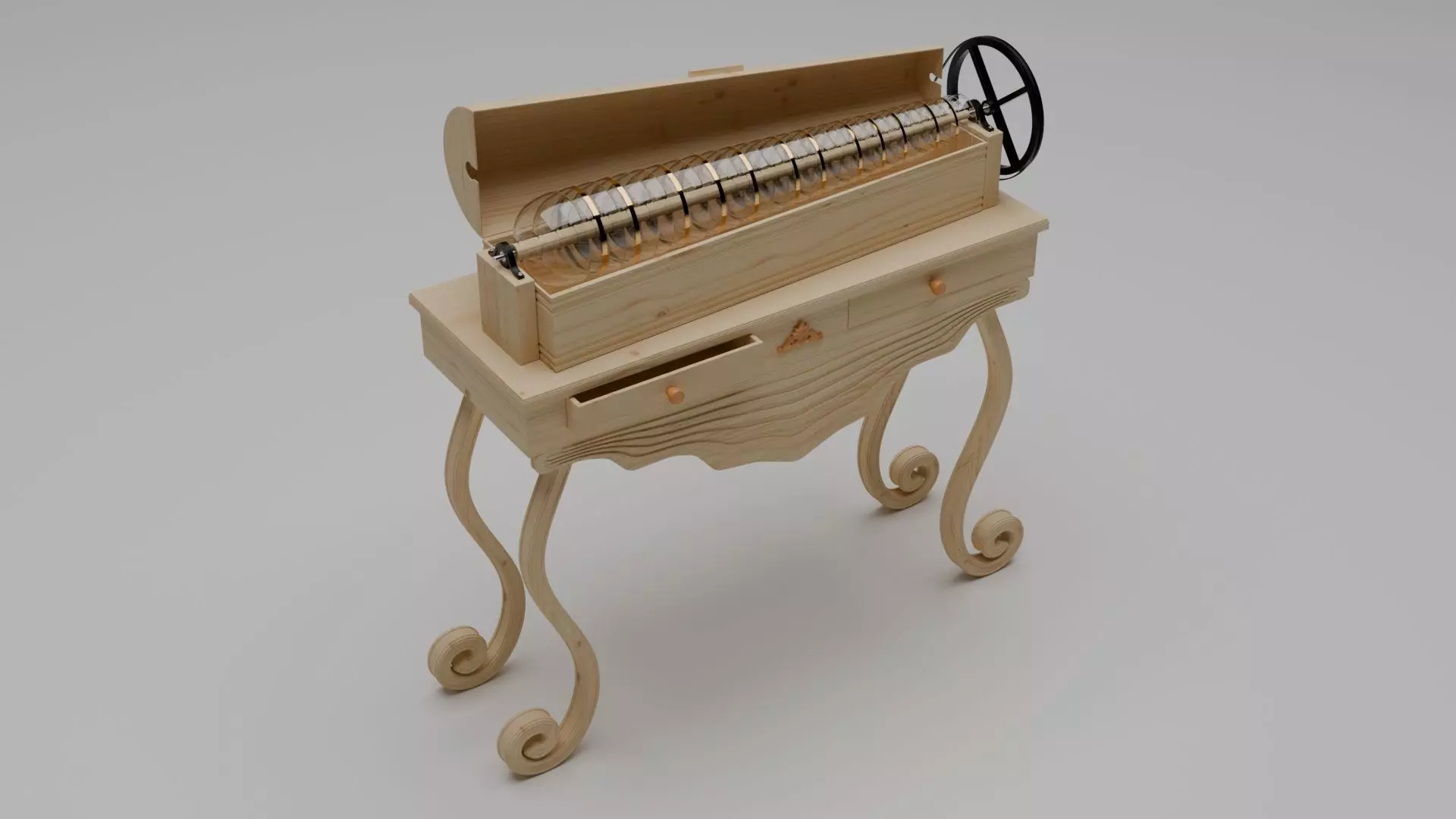 Glass Harmonica 3D model_0