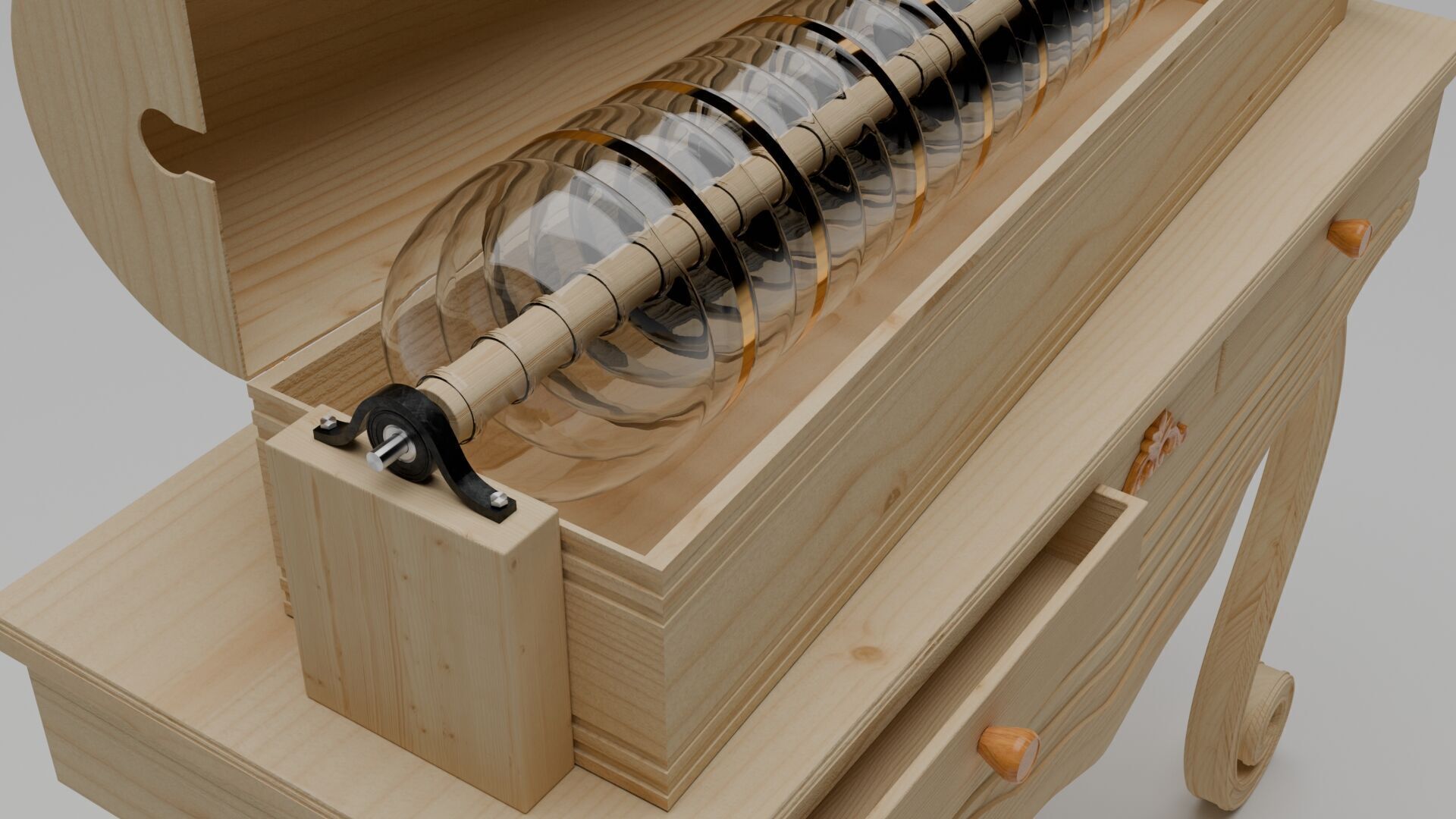 Glass Harmonica 3D model_1