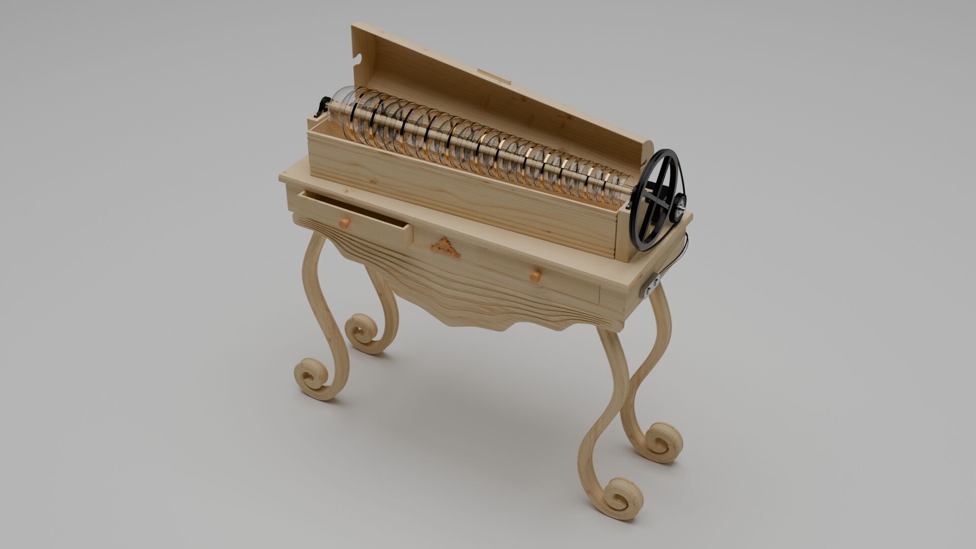 Glass Harmonica 3D model_9