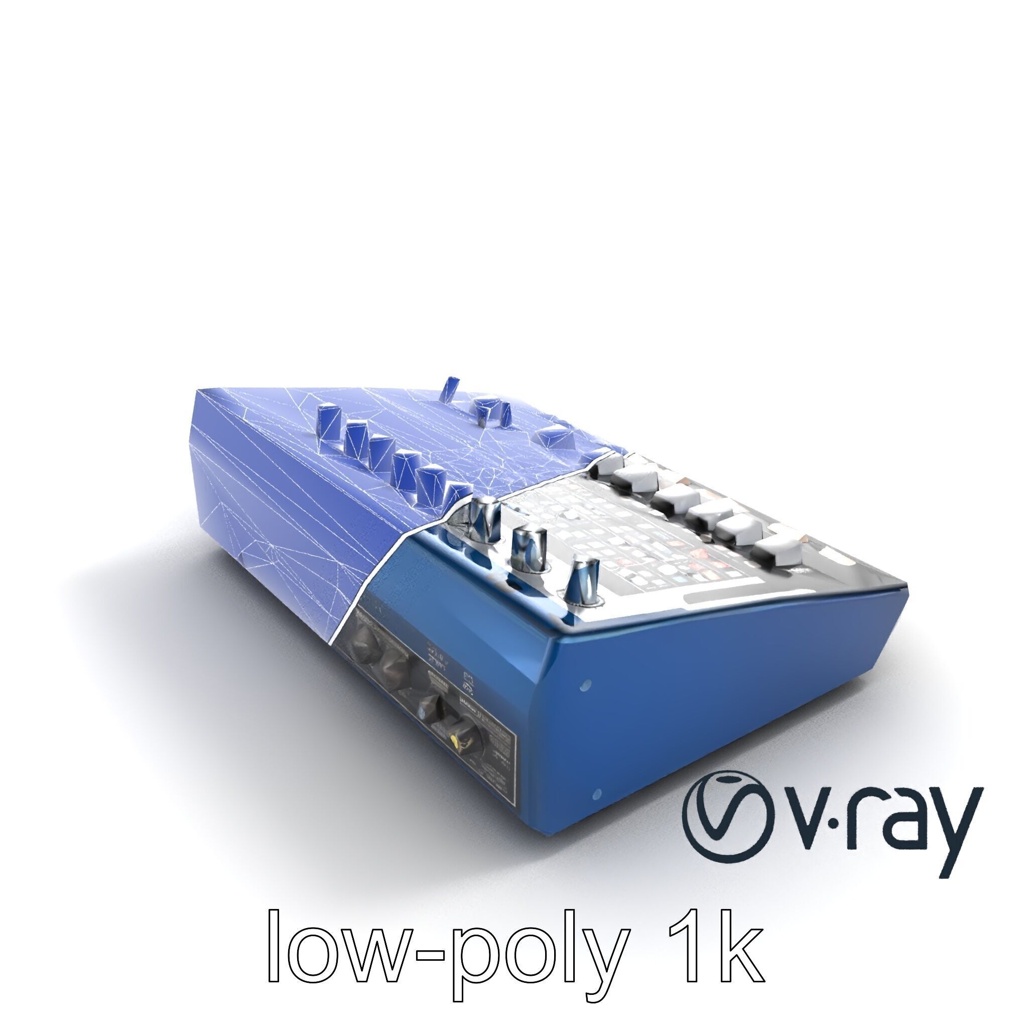 NovaFader Mixer Motorized Crossfader model pack Low-poly 3D model_17