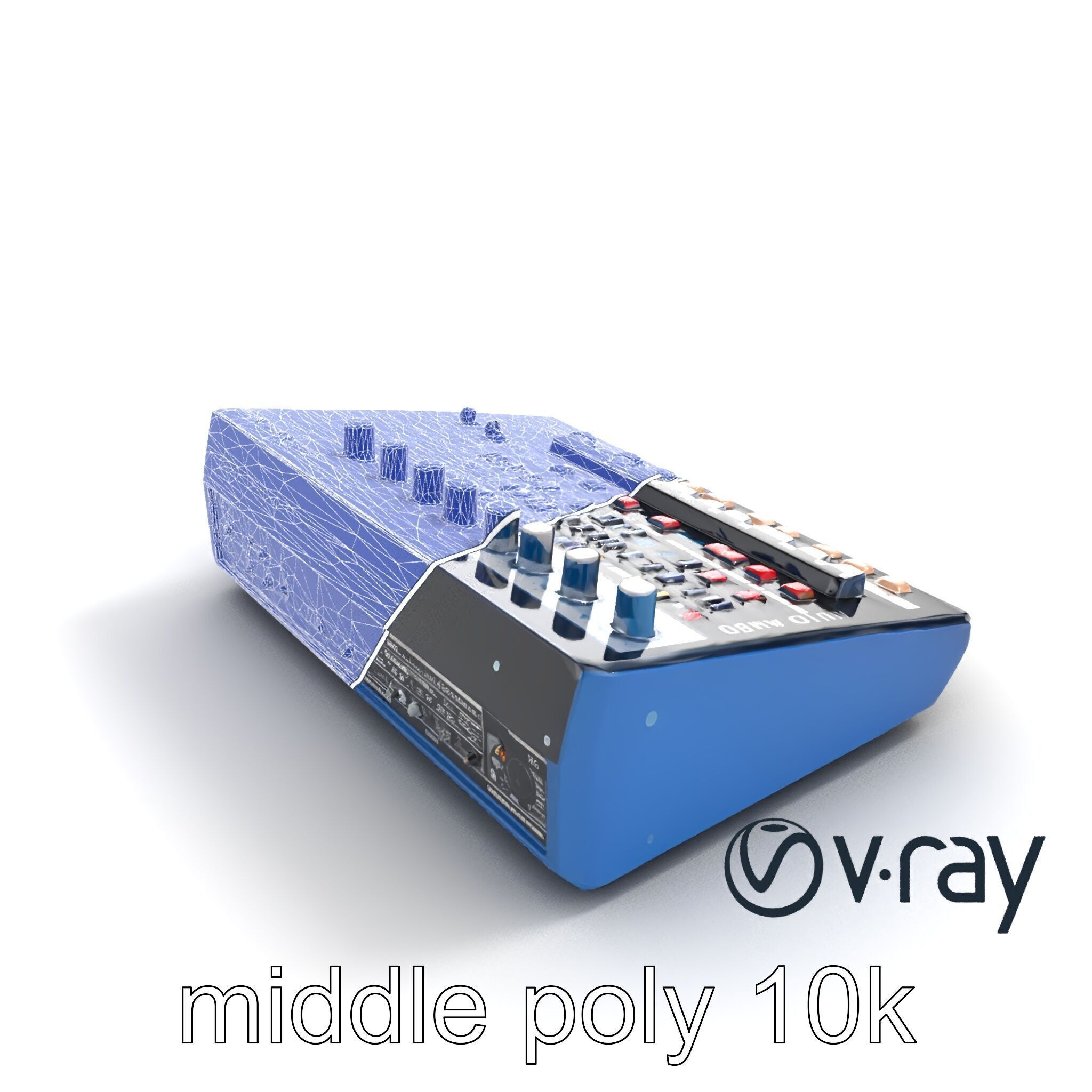 NovaFader Mixer Motorized Crossfader model pack Low-poly 3D model_23
