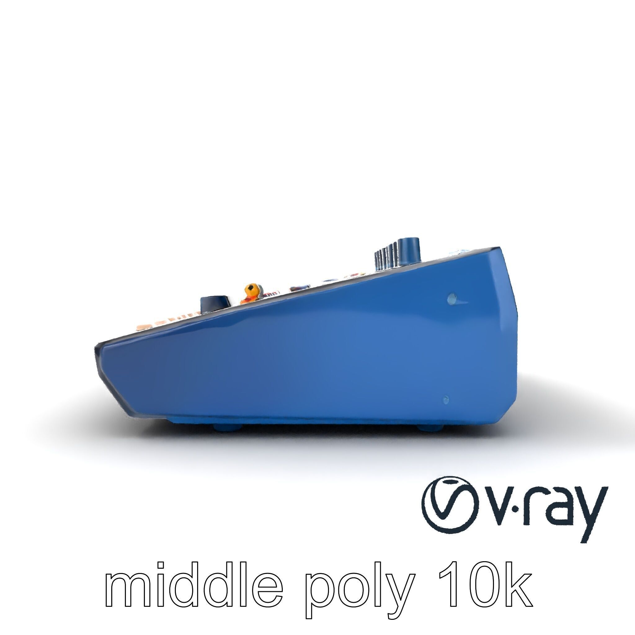 NovaFader Mixer Motorized Crossfader model pack Low-poly 3D model_15