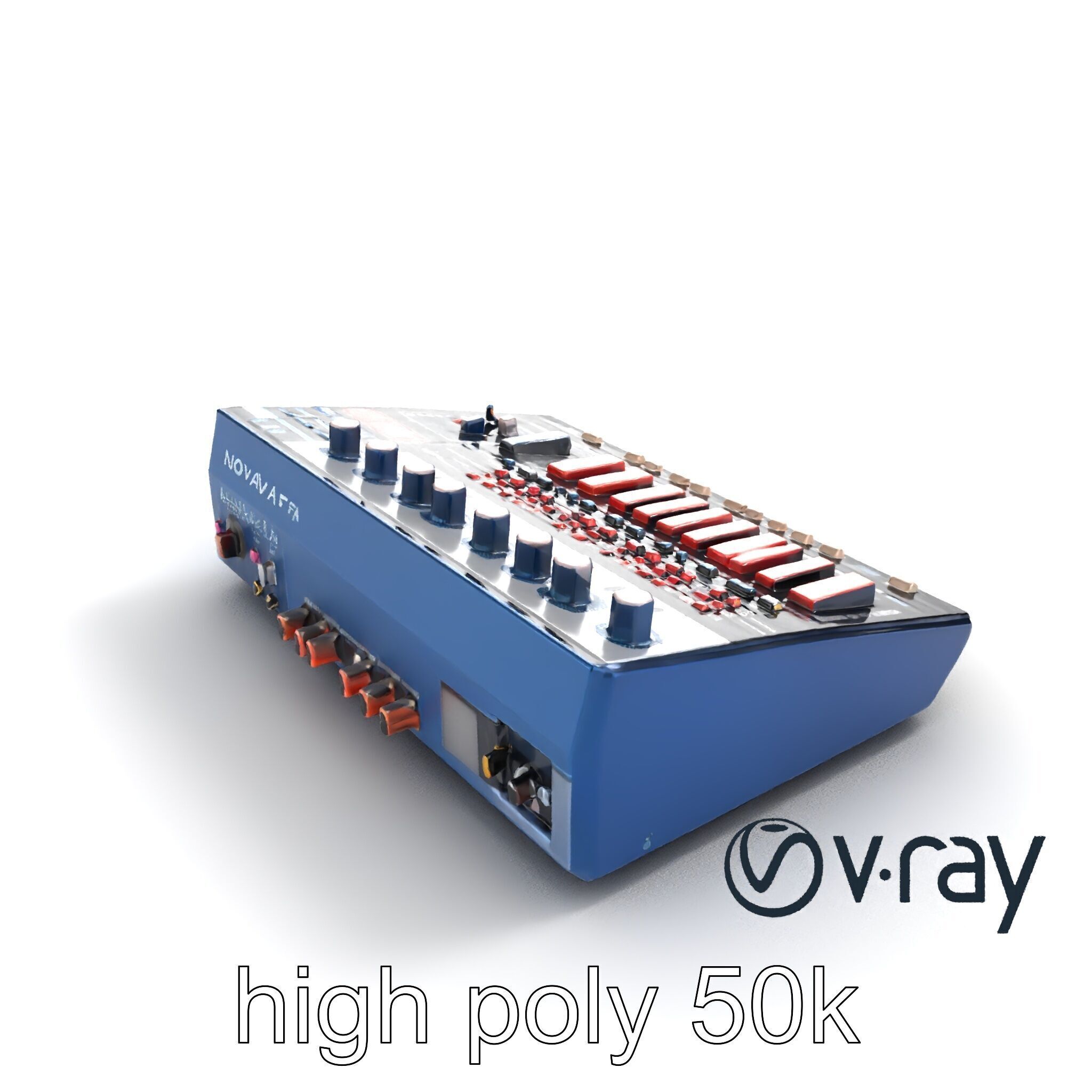 NovaFader Mixer Motorized Crossfader model pack Low-poly 3D model_11