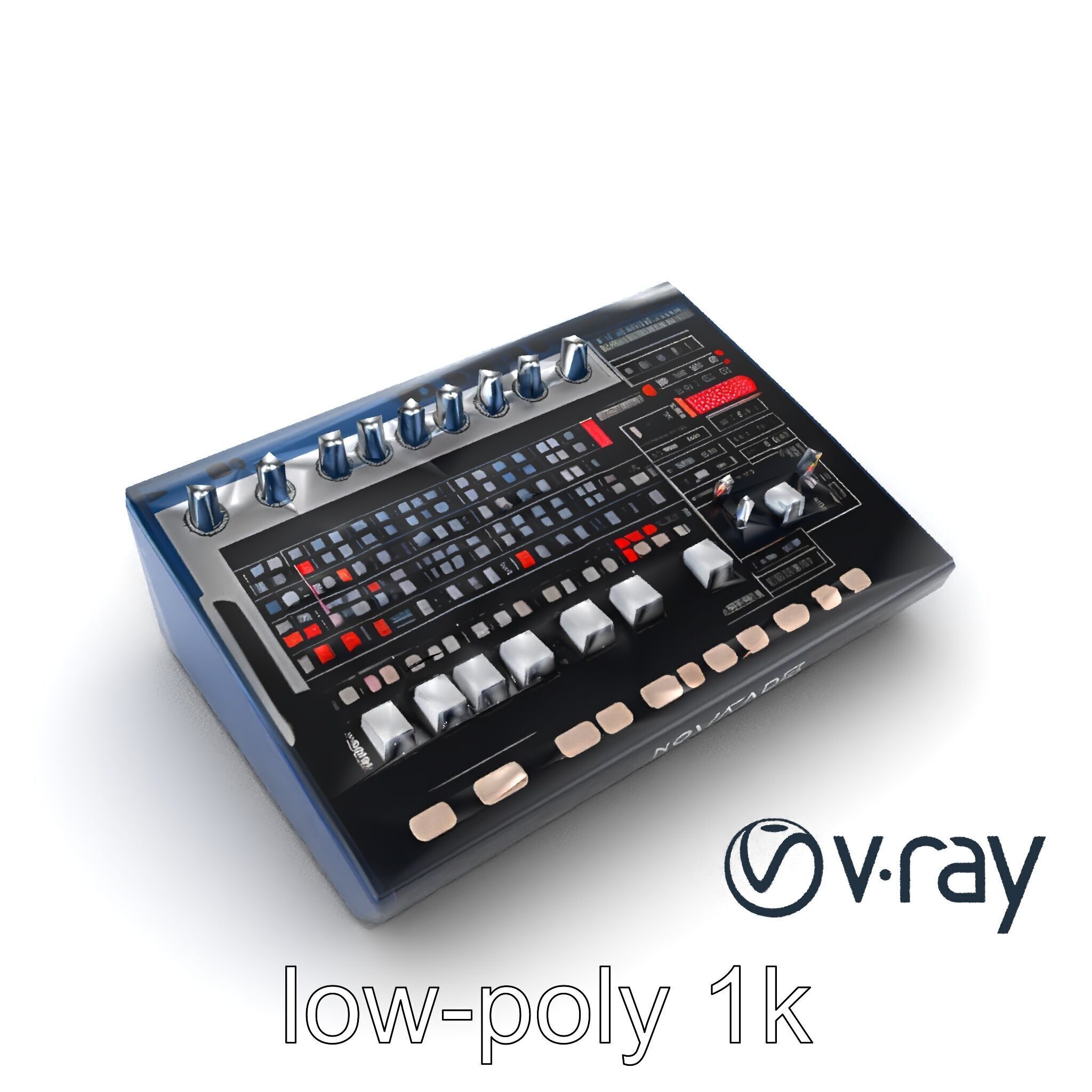 NovaFader Mixer Motorized Crossfader model pack Low-poly 3D model_31