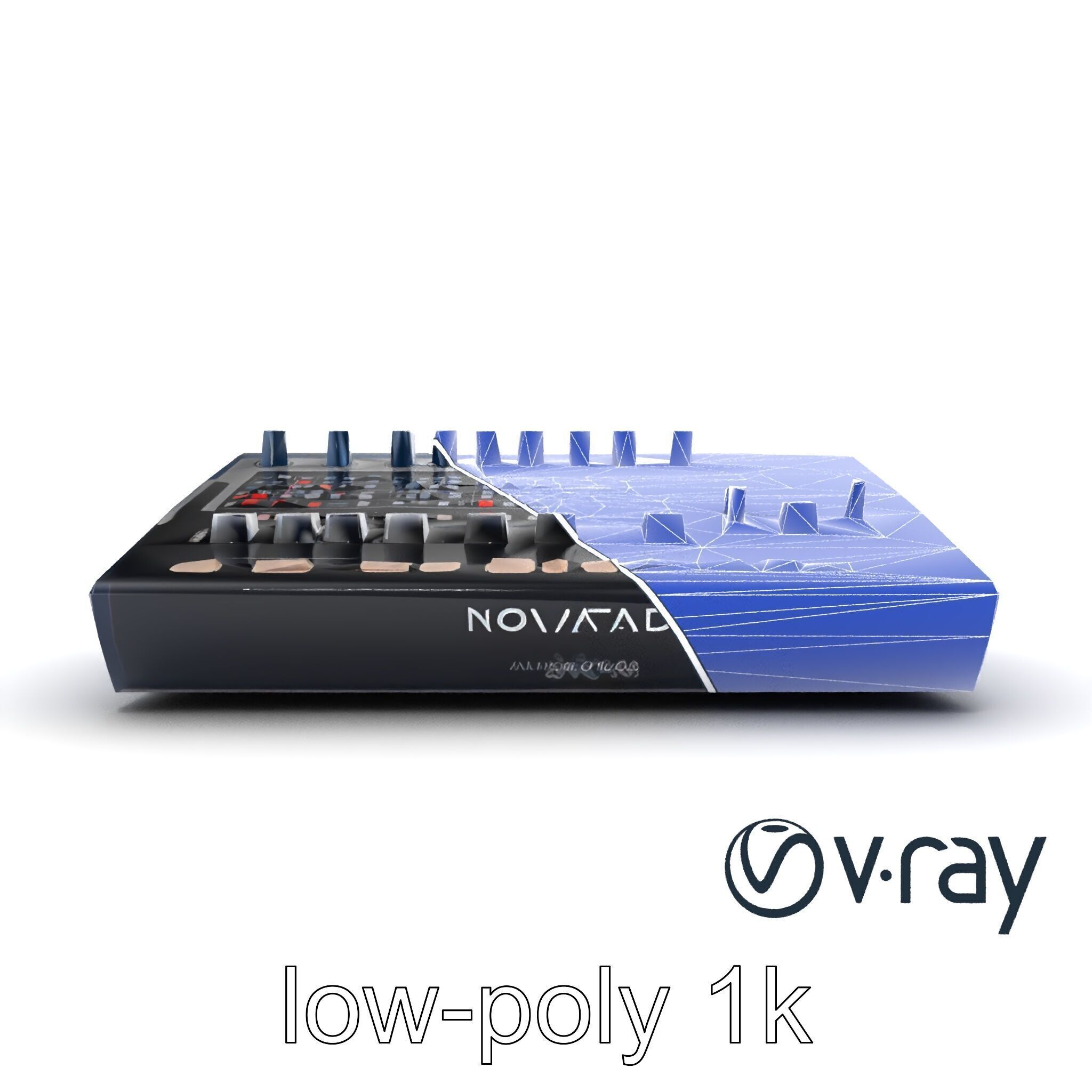 NovaFader Mixer Motorized Crossfader model pack Low-poly 3D model_29