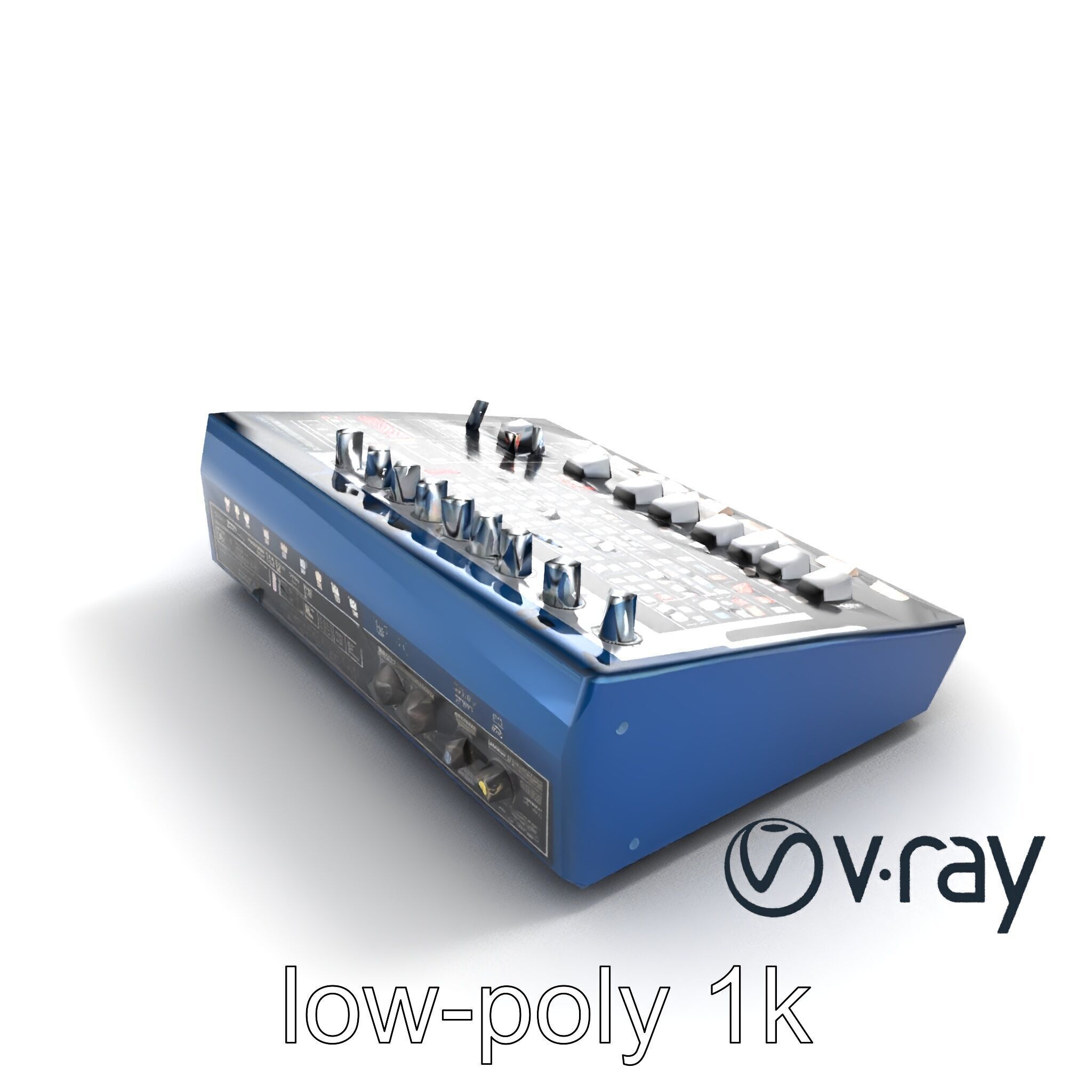 NovaFader Mixer Motorized Crossfader model pack Low-poly 3D model_10