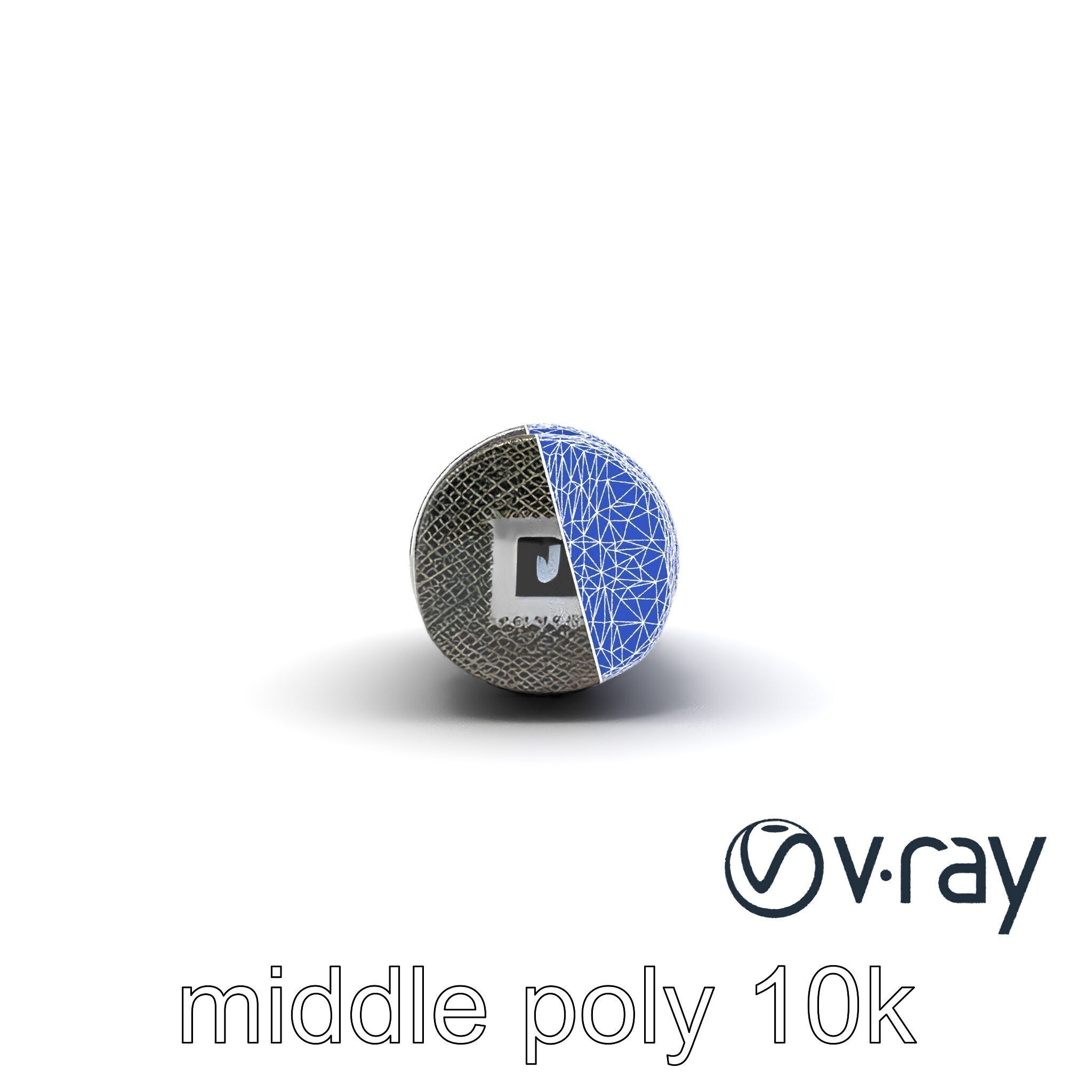 SonicLens Microphone Retro-Futuristic model pack Low-poly 3D model_27