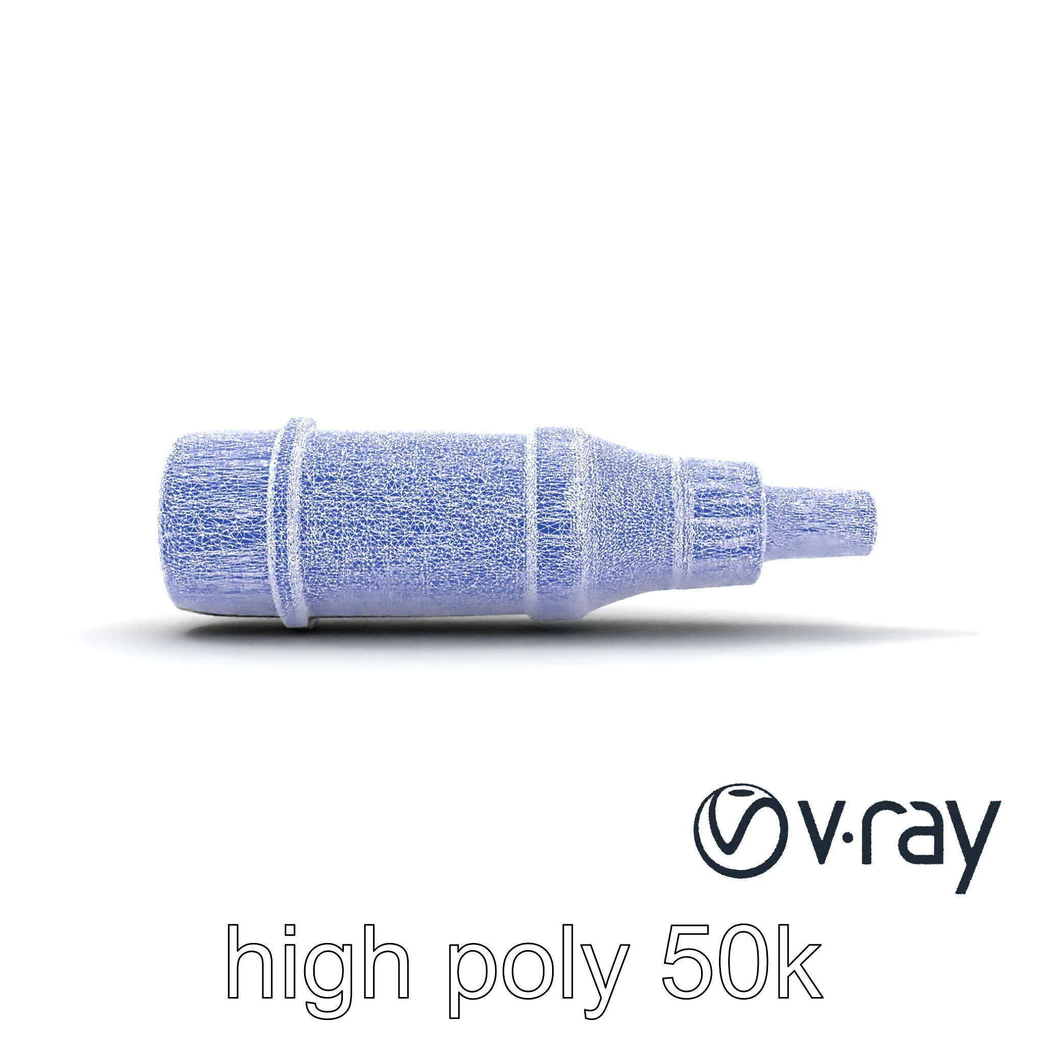 SonicLens Microphone Retro-Futuristic model pack Low-poly 3D model_21