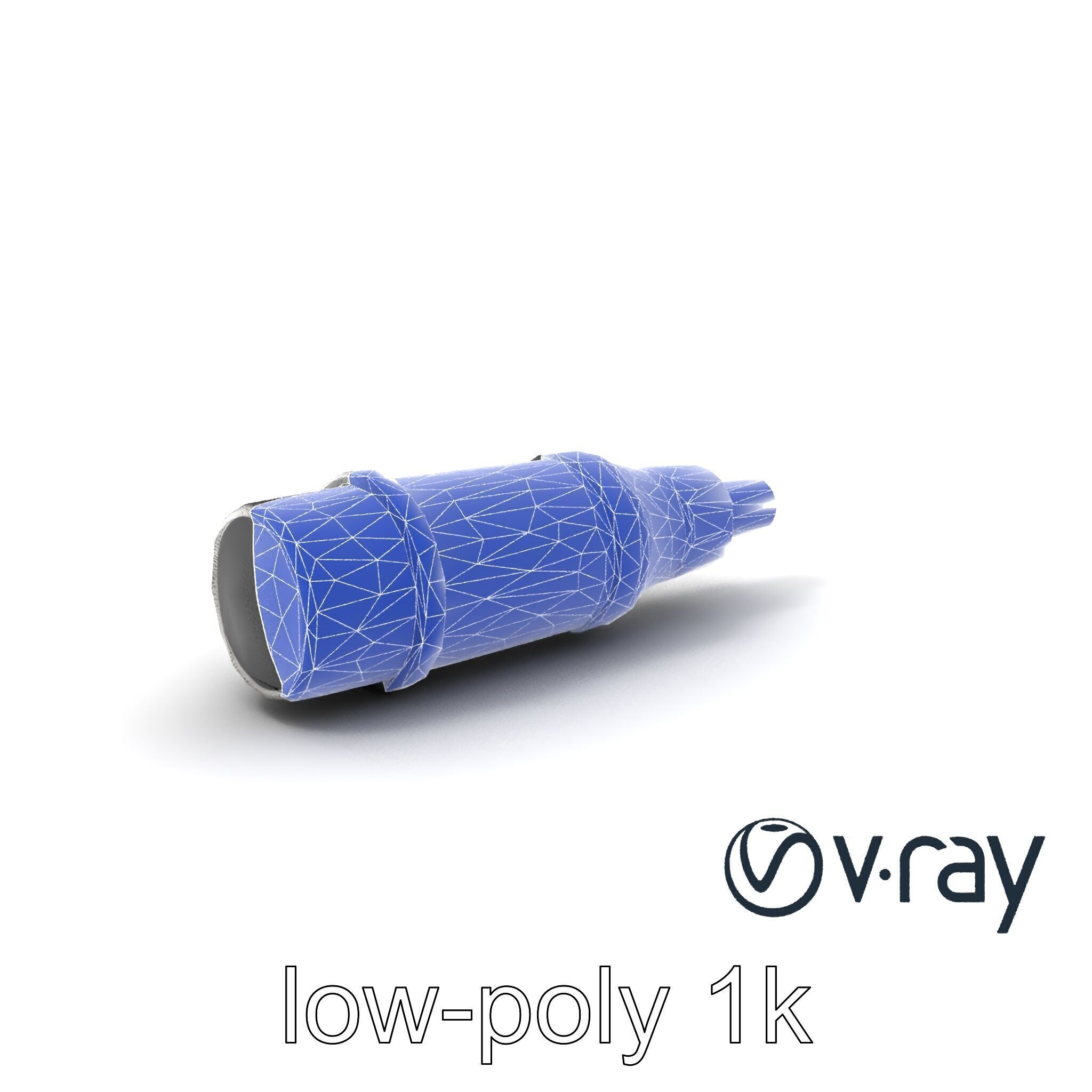 SonicLens Microphone Retro-Futuristic model pack Low-poly 3D model_7