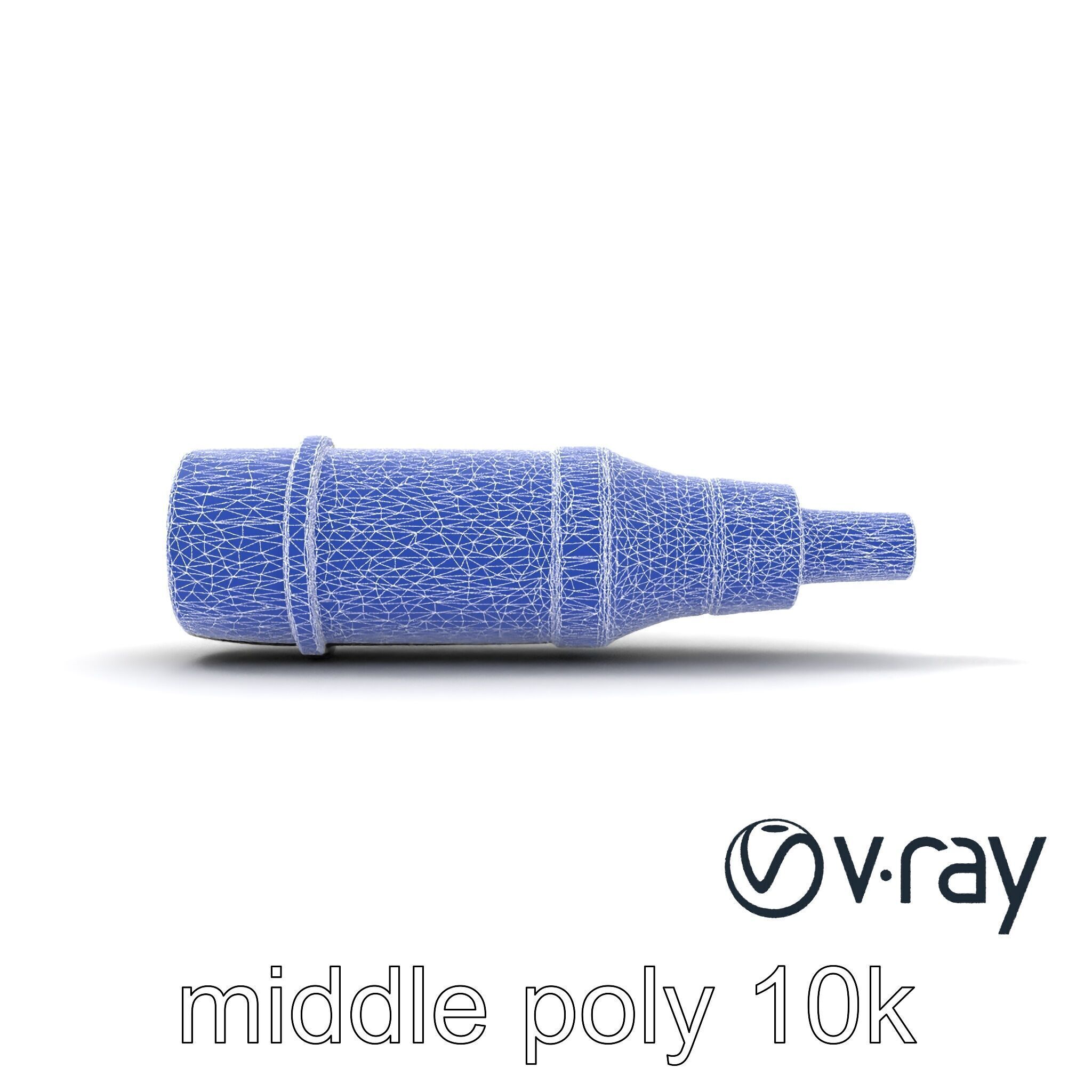 SonicLens Microphone Retro-Futuristic model pack Low-poly 3D model_31