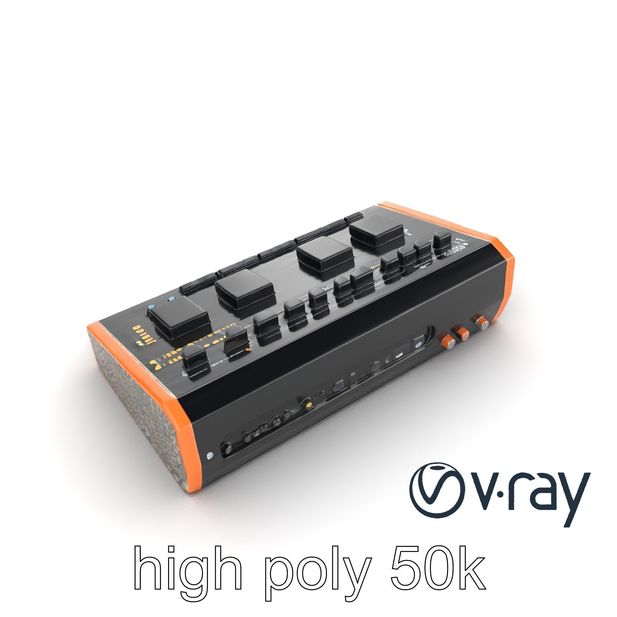 BeatHive Sampler with Granite Sides model pack Low-poly 3D model_11