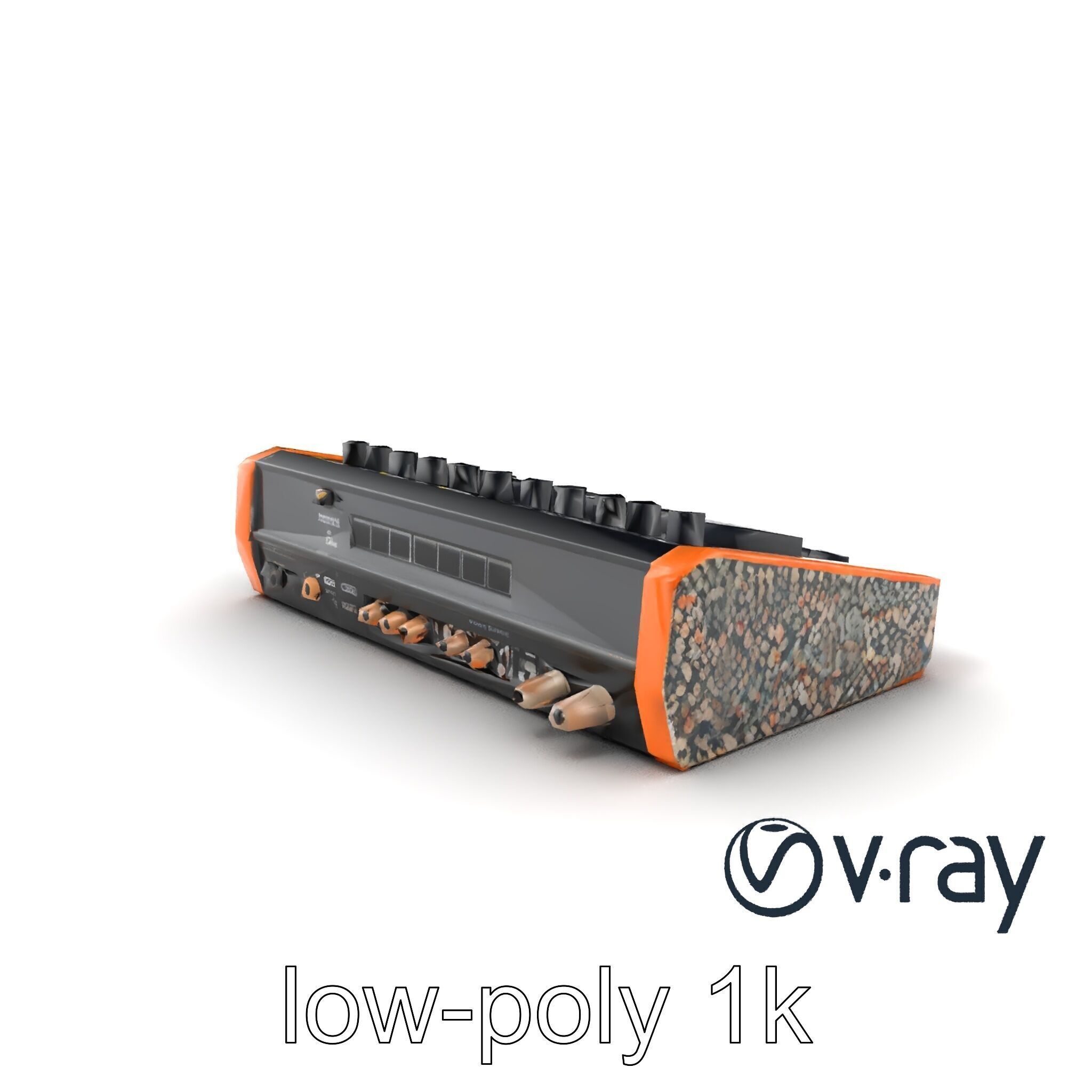 BeatHive Sampler with Granite Sides model pack Low-poly 3D model_2