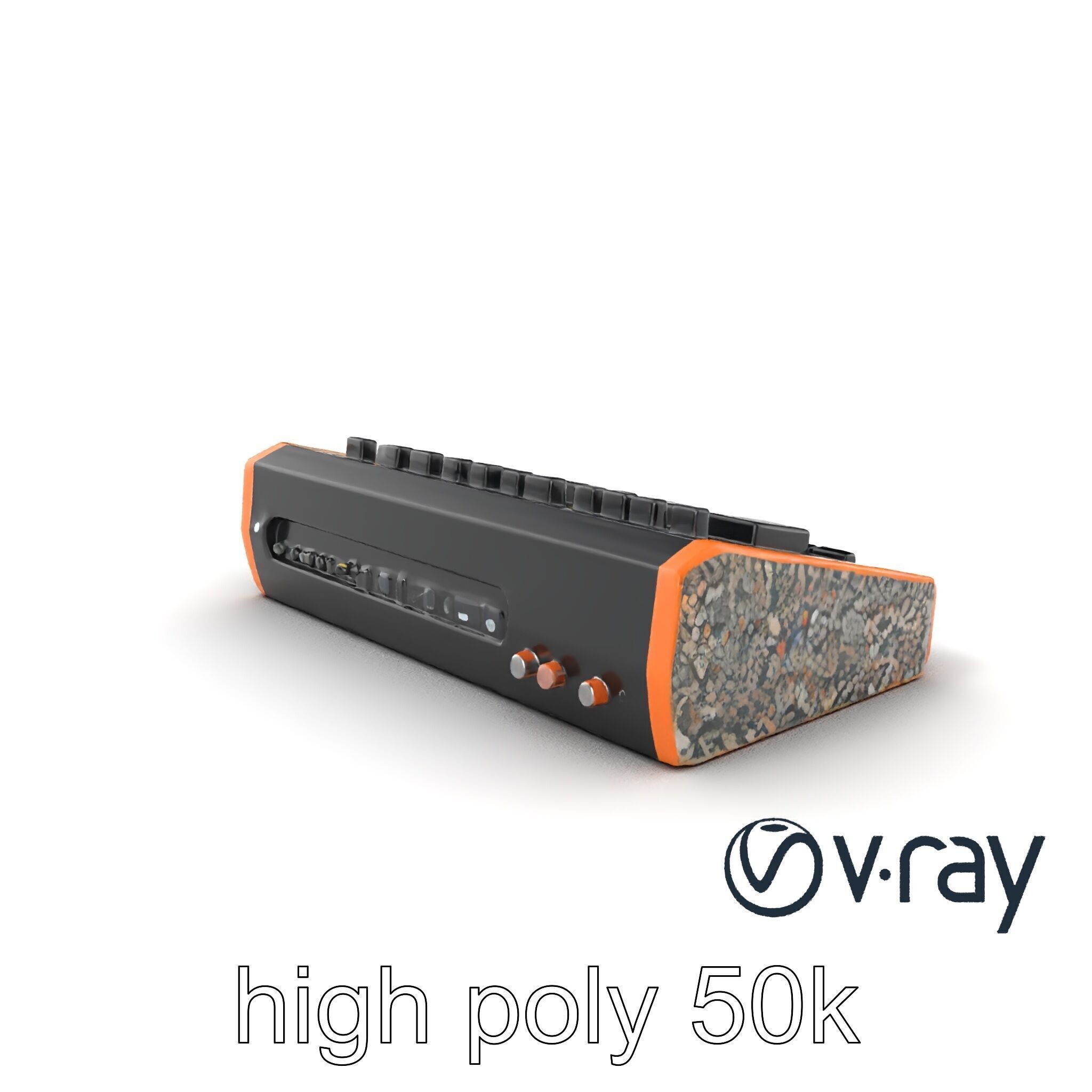 BeatHive Sampler with Granite Sides model pack Low-poly 3D model_5