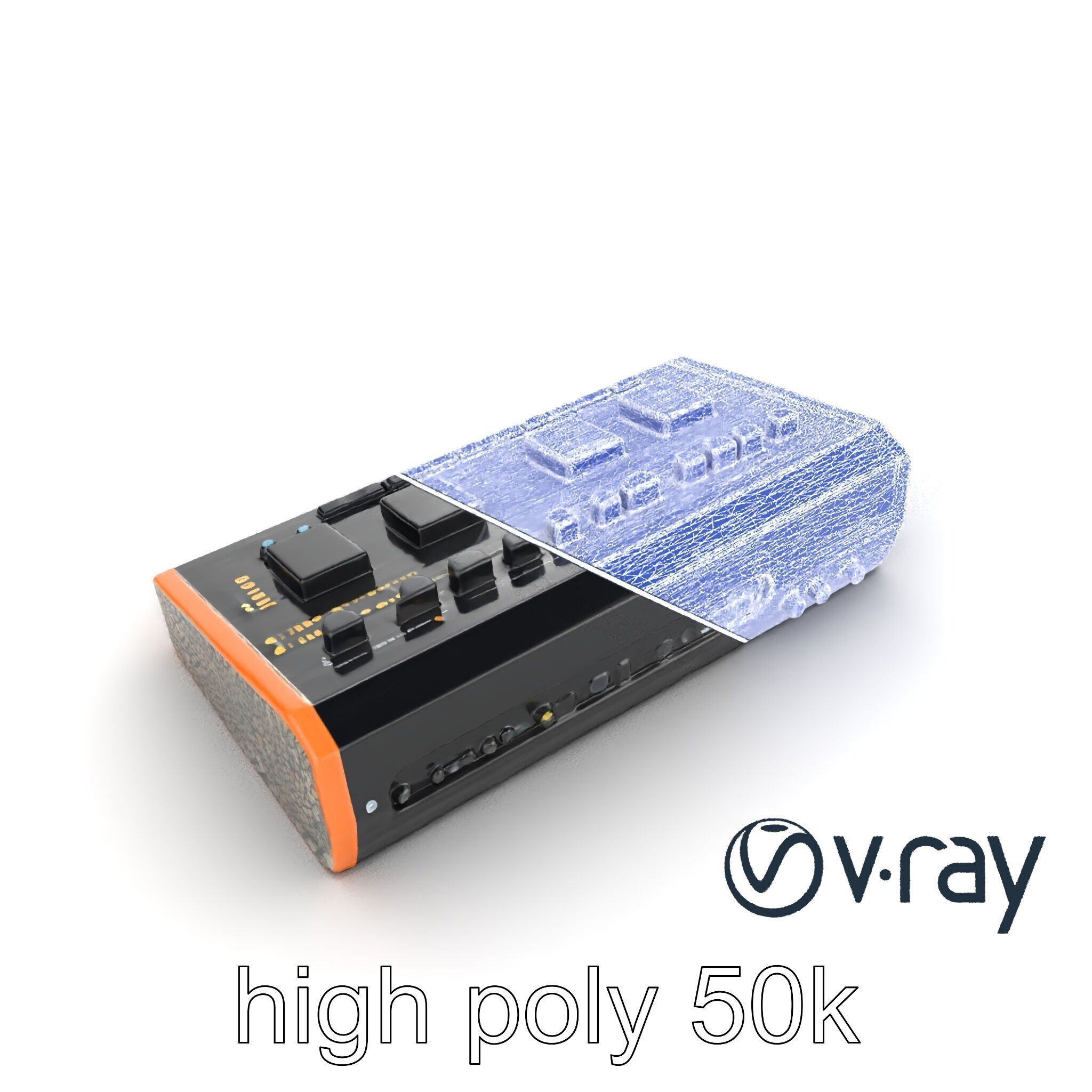 BeatHive Sampler with Granite Sides model pack Low-poly 3D model_25