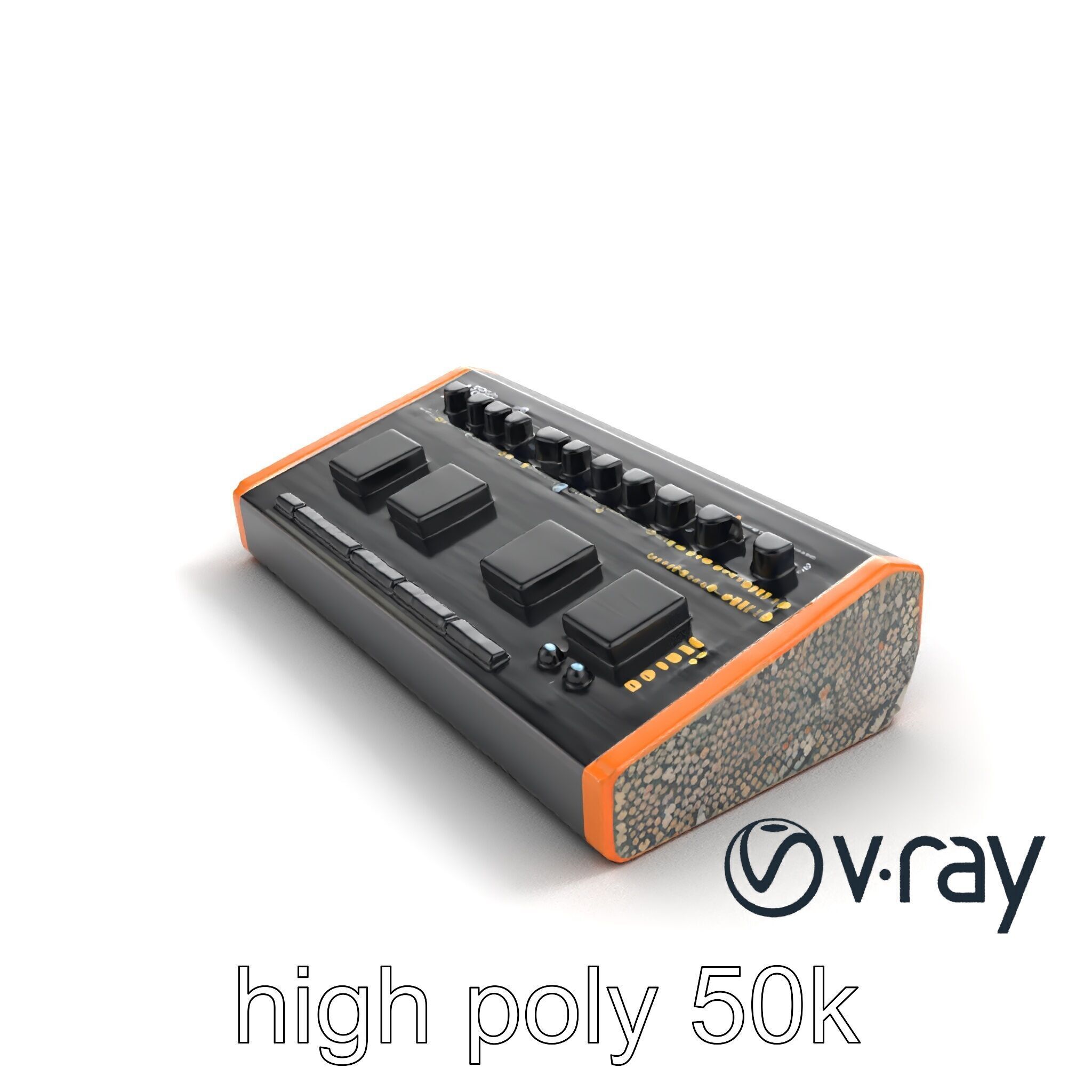 BeatHive Sampler with Granite Sides model pack Low-poly 3D model_8