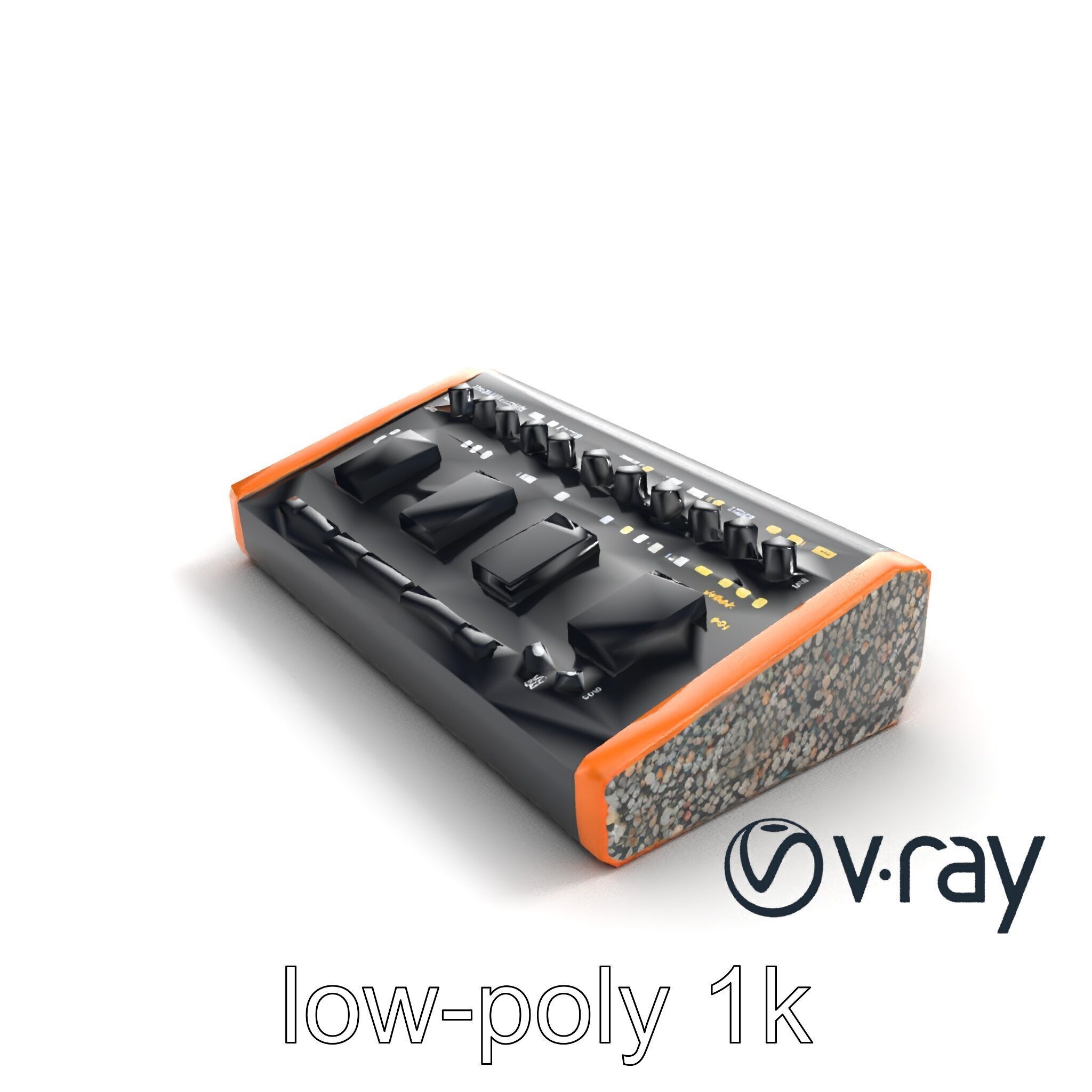 BeatHive Sampler with Granite Sides model pack Low-poly 3D model_10