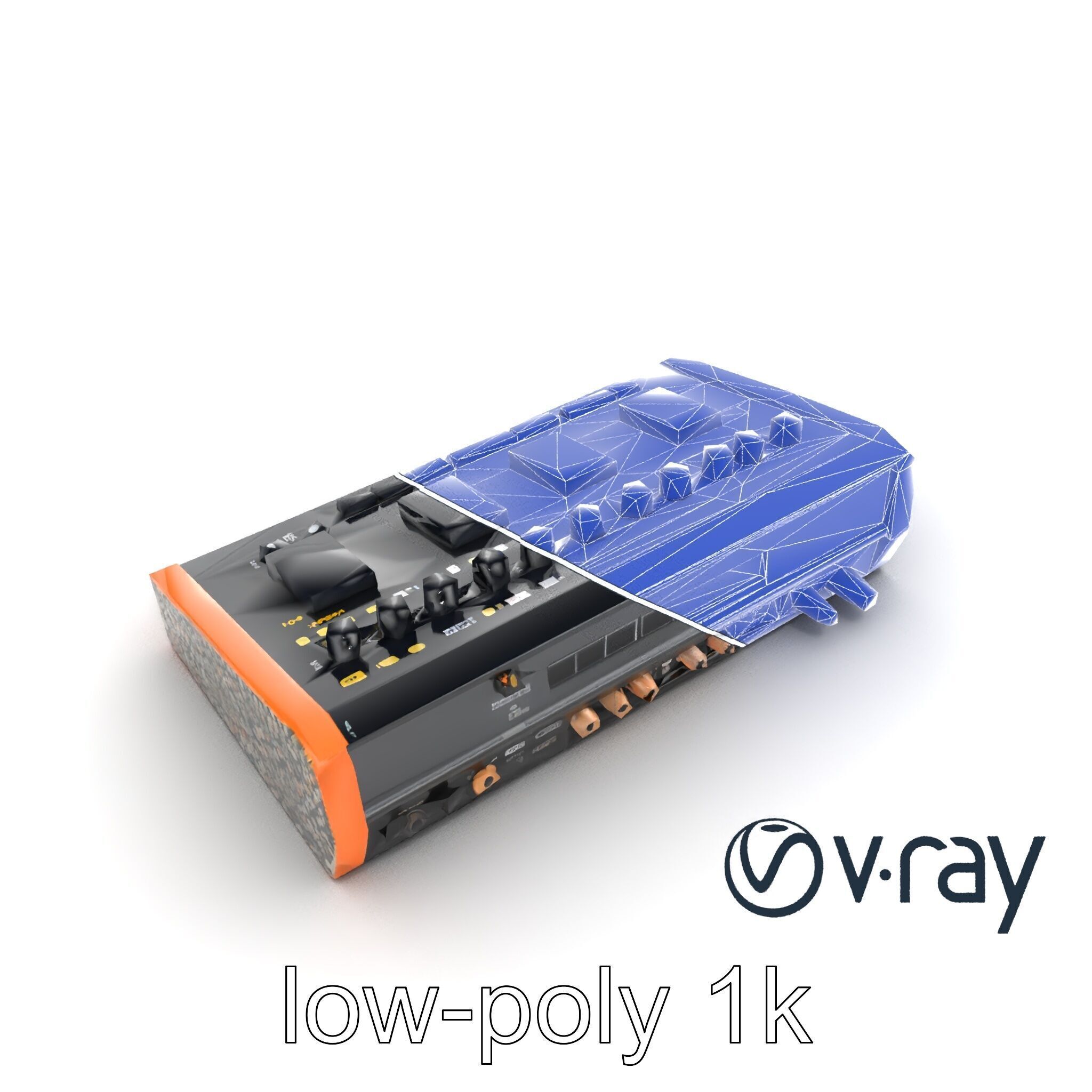 BeatHive Sampler with Granite Sides model pack Low-poly 3D model_18