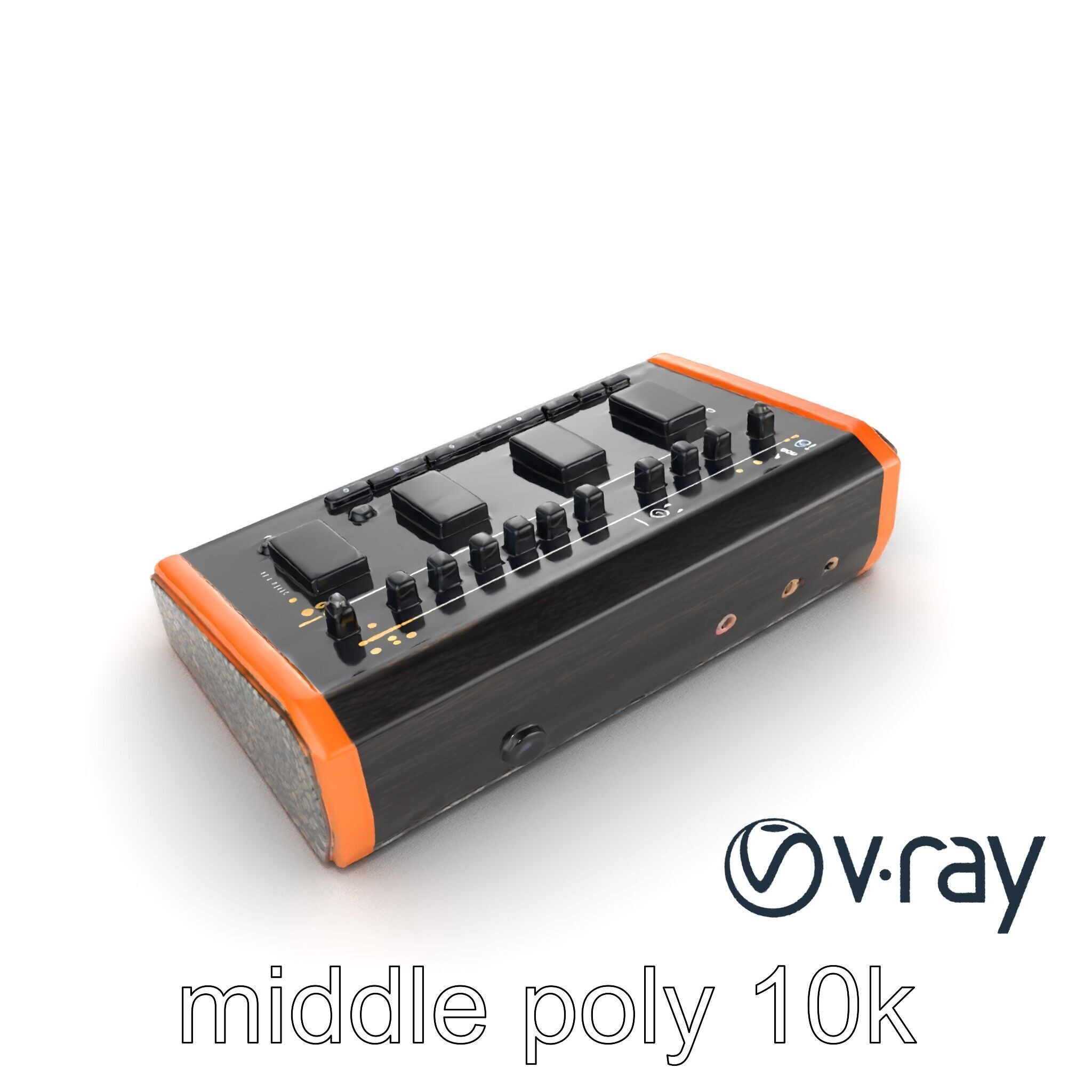 BeatHive Sampler with Granite Sides model pack Low-poly 3D model_9