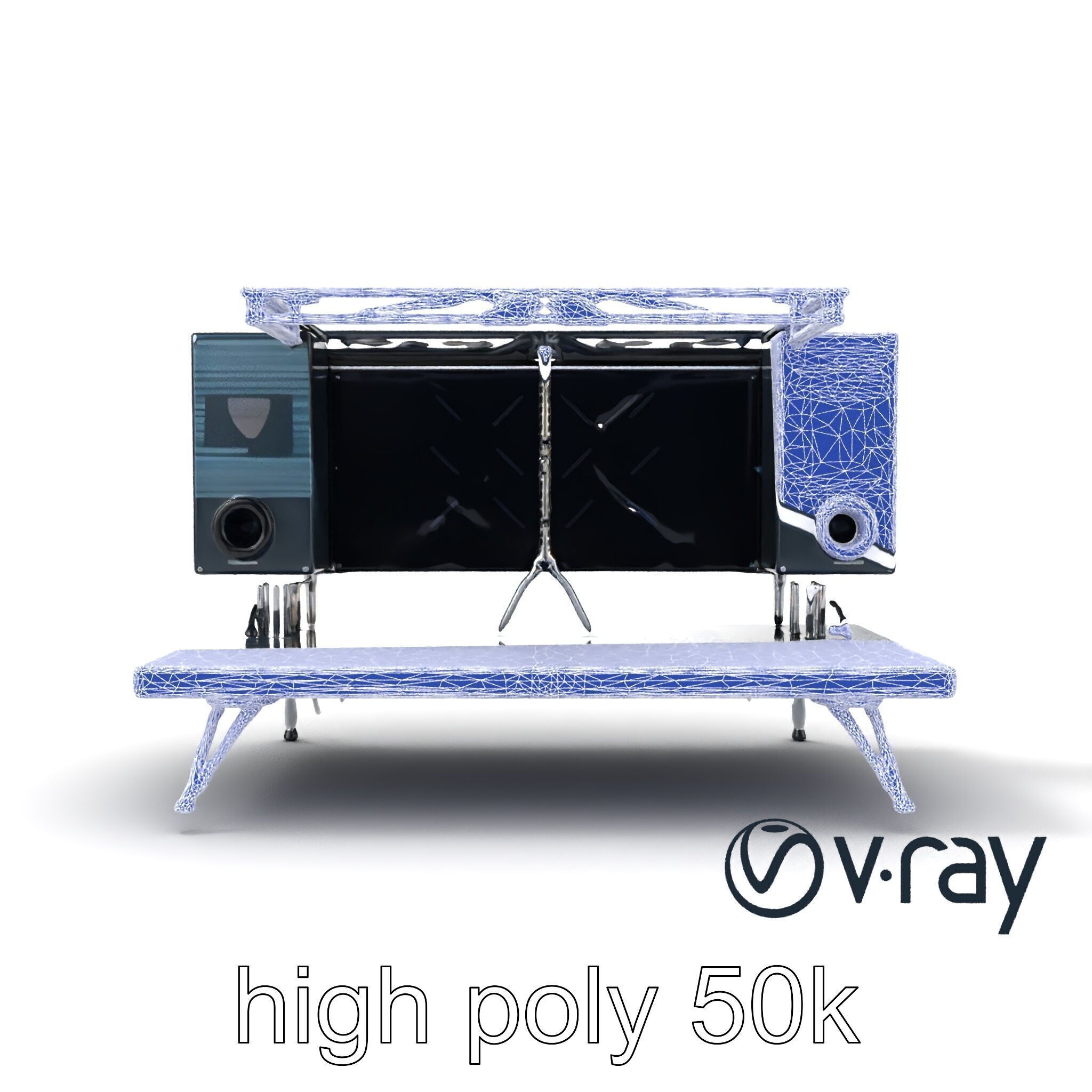 Skyline DJ Booth Modular LED Panels model pack Low-poly 3D model_29