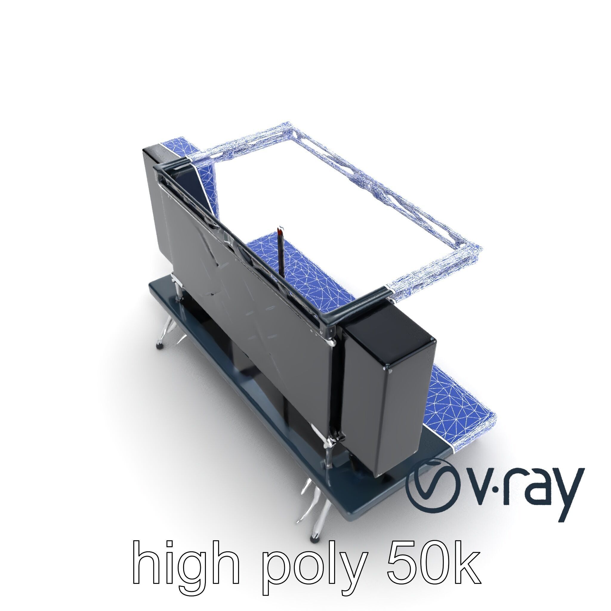 Skyline DJ Booth Modular LED Panels model pack Low-poly 3D model_20
