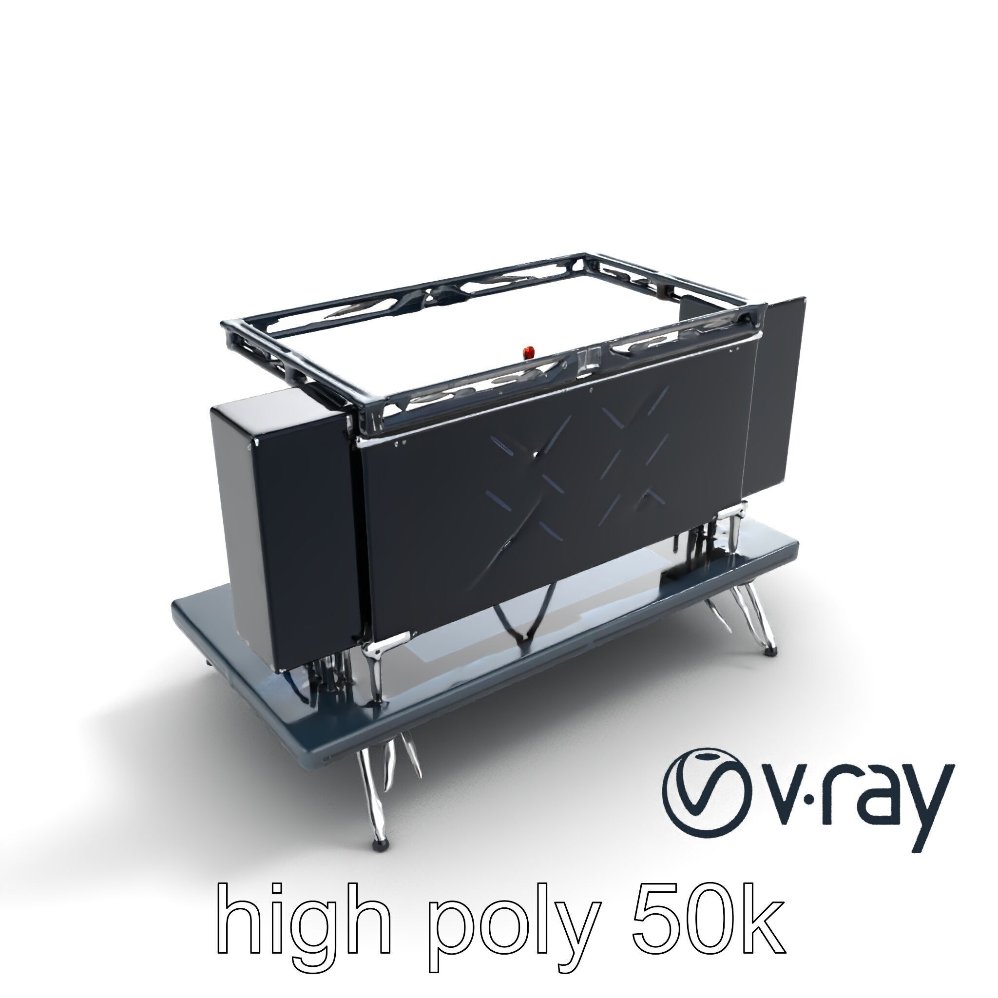 Skyline DJ Booth Modular LED Panels model pack Low-poly 3D model_11