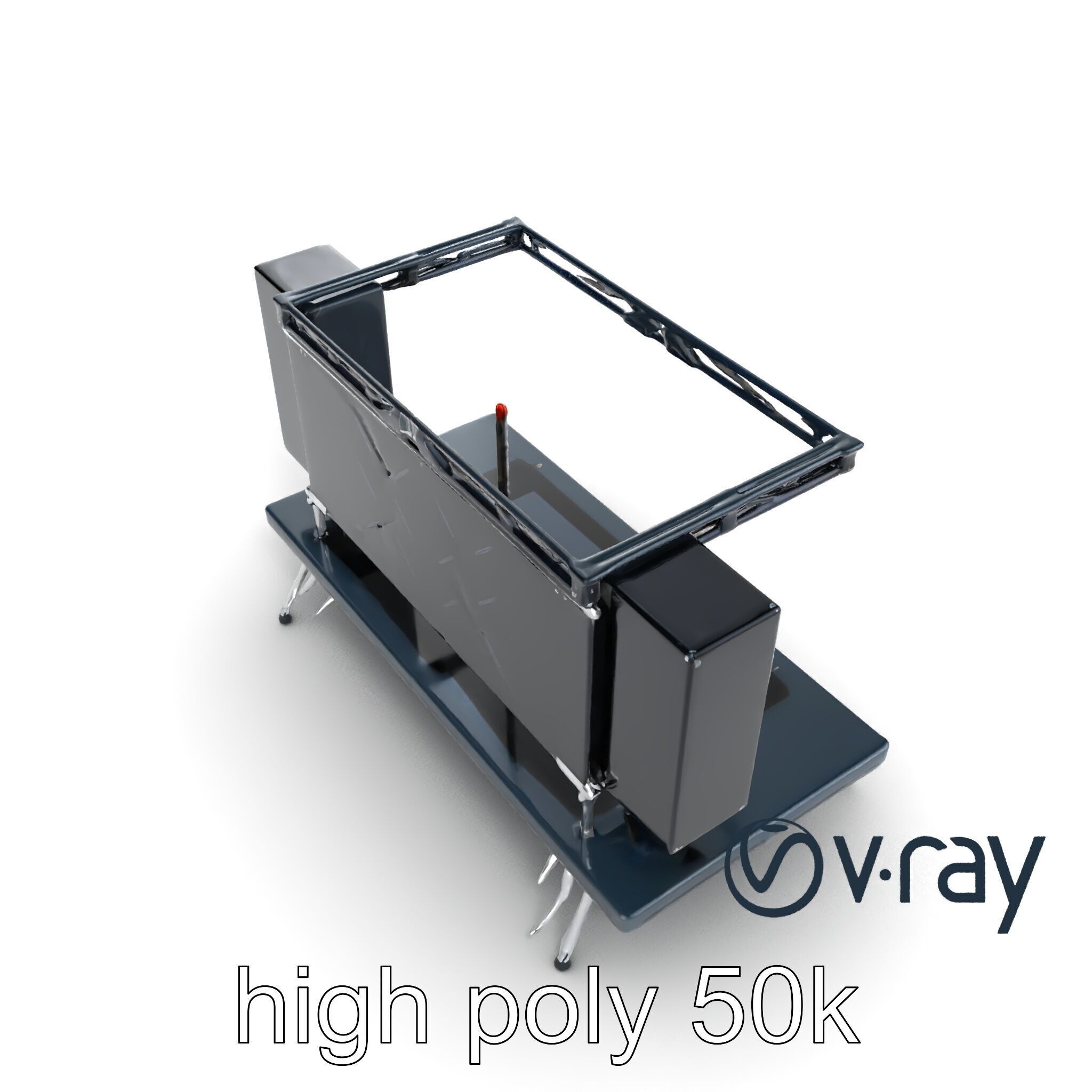 Skyline DJ Booth Modular LED Panels model pack Low-poly 3D model_12