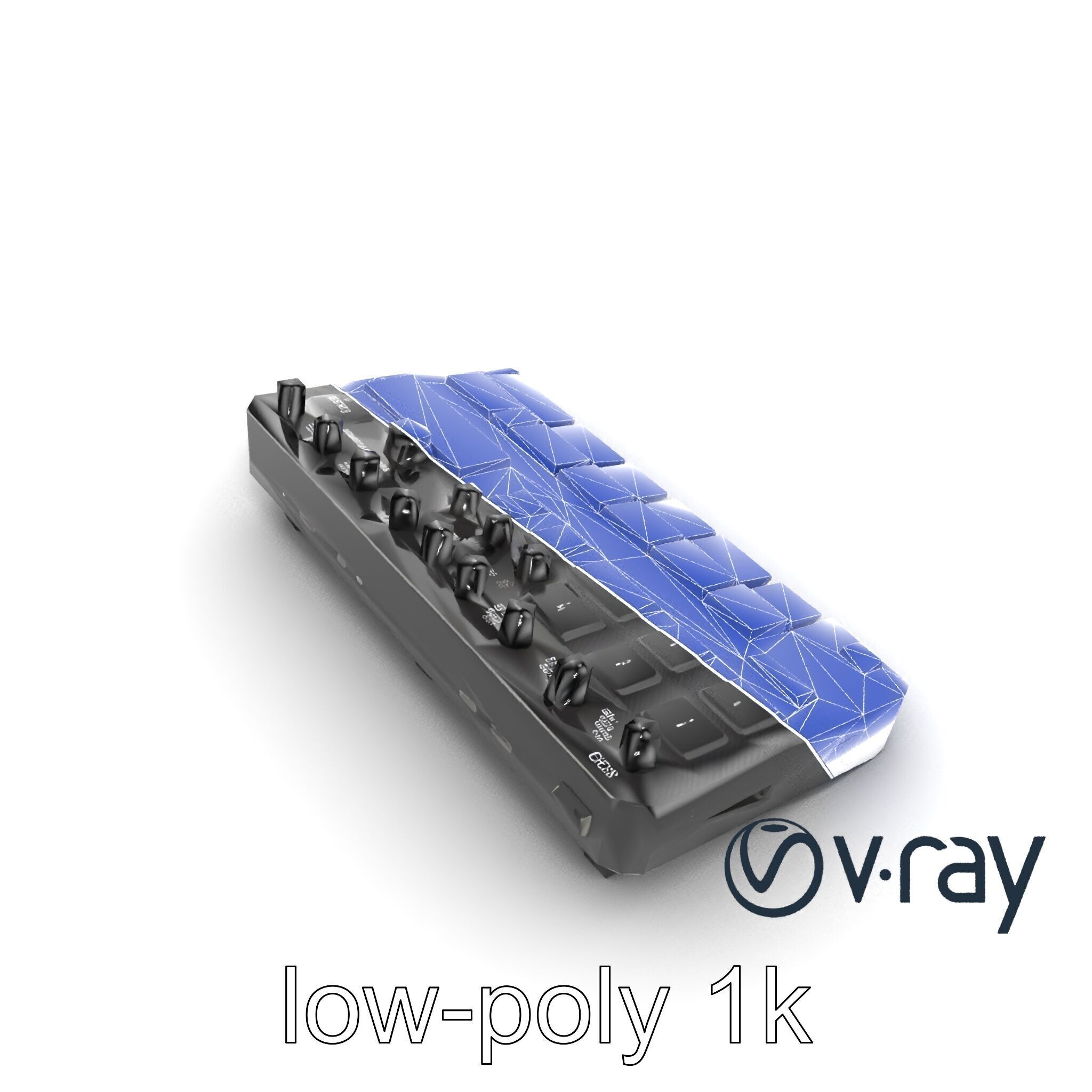 DroneCore Drum Machine model pack with step sequencer and car... Low-poly 3D model_14