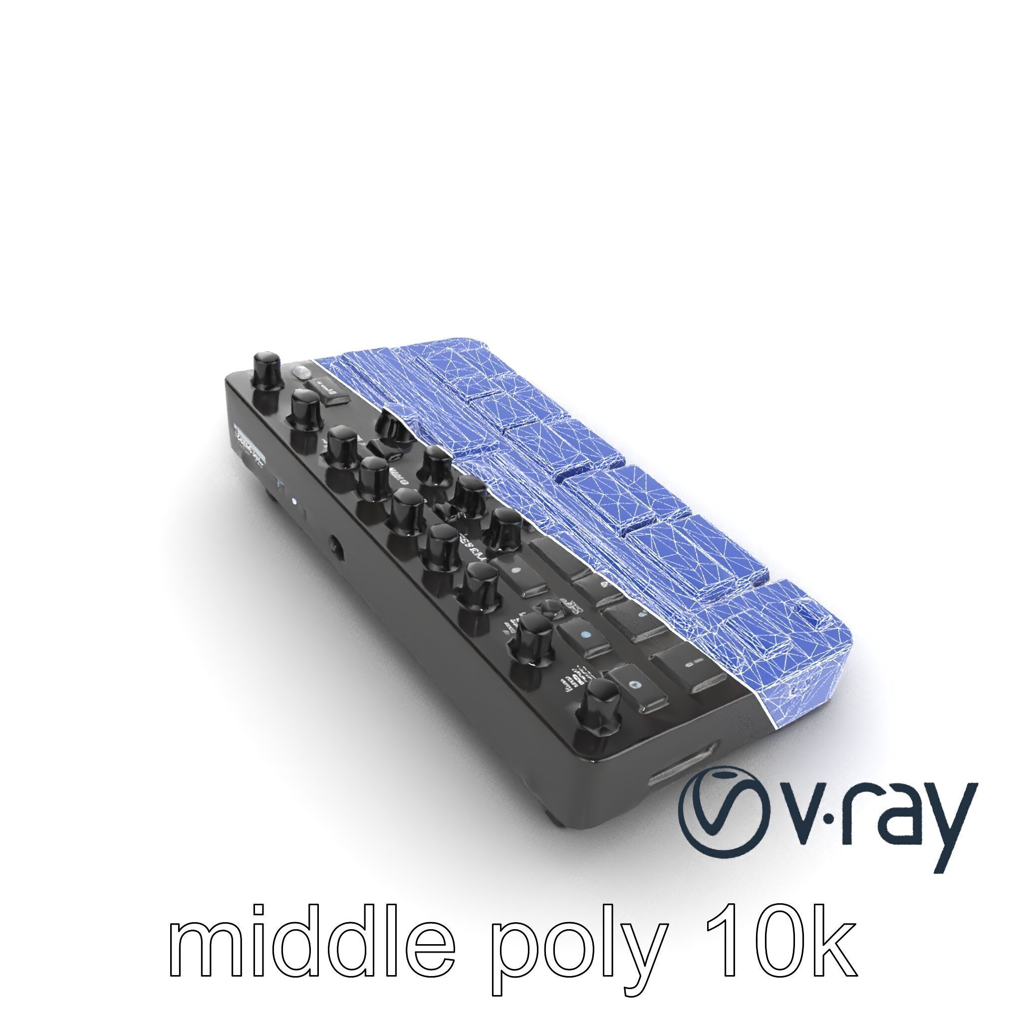 DroneCore Drum Machine model pack with step sequencer and car... Low-poly 3D model_28