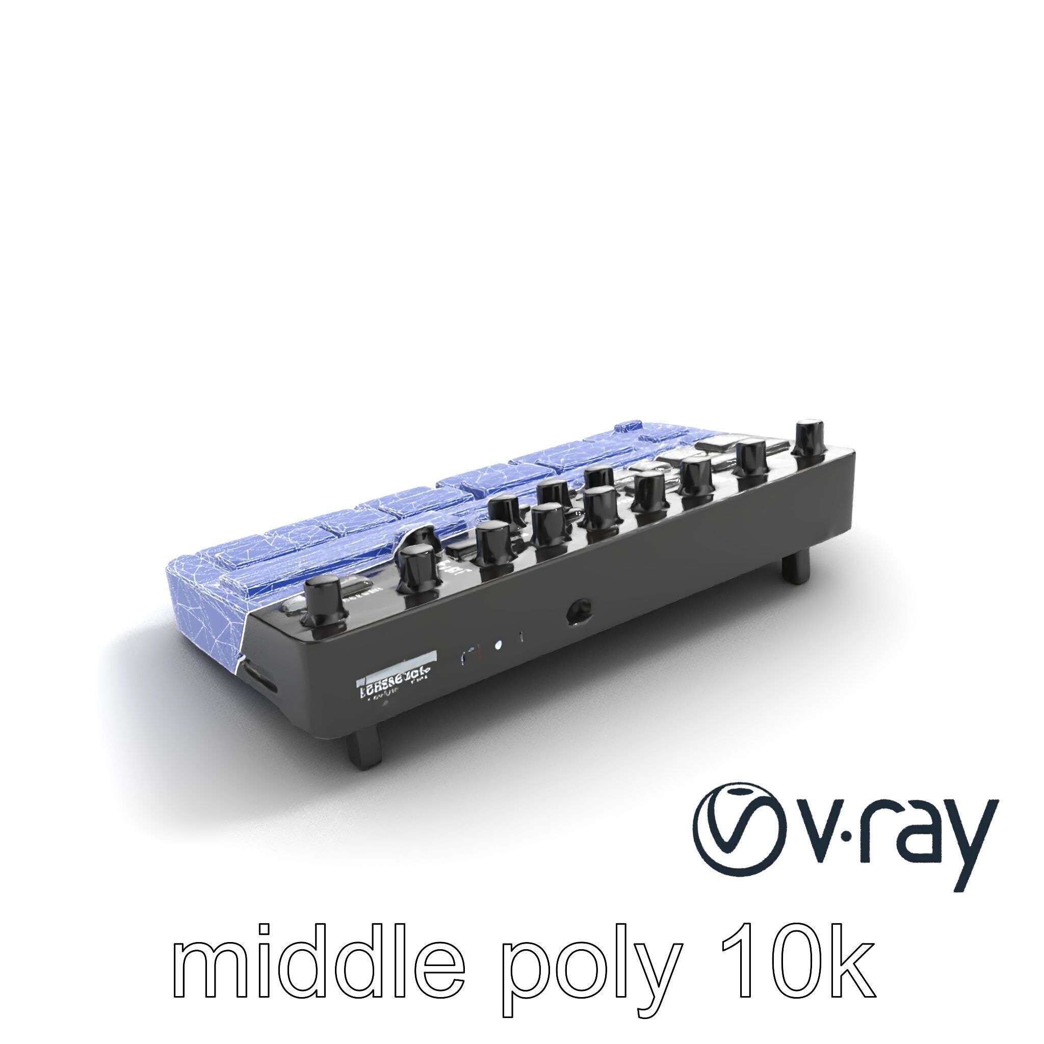 DroneCore Drum Machine model pack with step sequencer and car... Low-poly 3D model_24