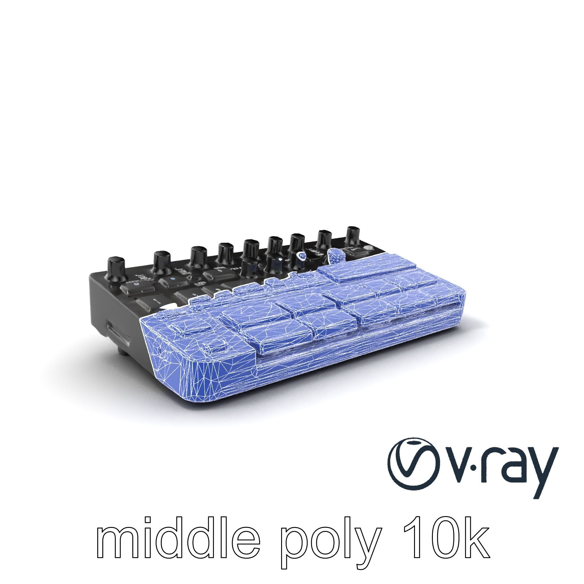 DroneCore Drum Machine model pack with step sequencer and car... Low-poly 3D model_29