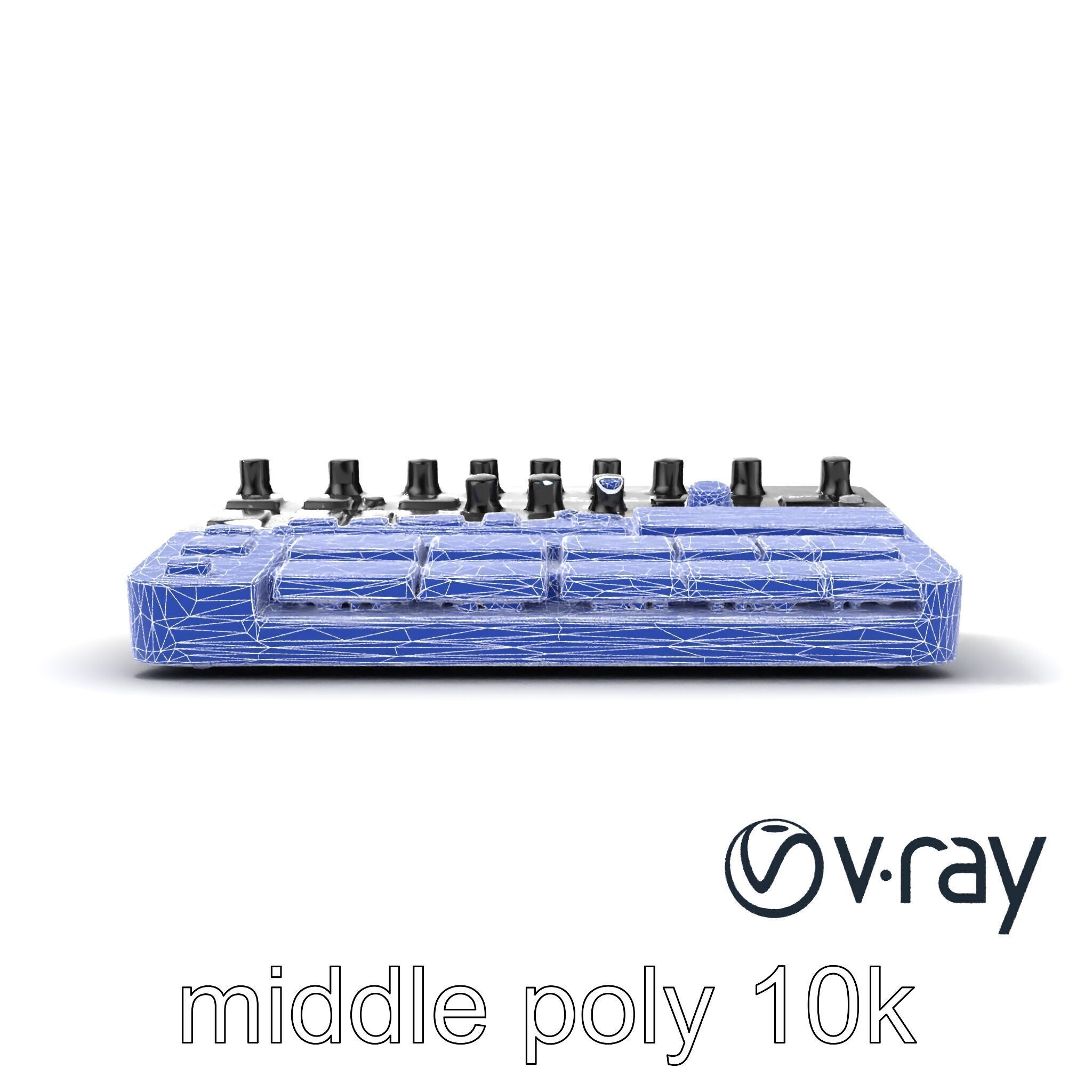 DroneCore Drum Machine model pack with step sequencer and car... Low-poly 3D model_21