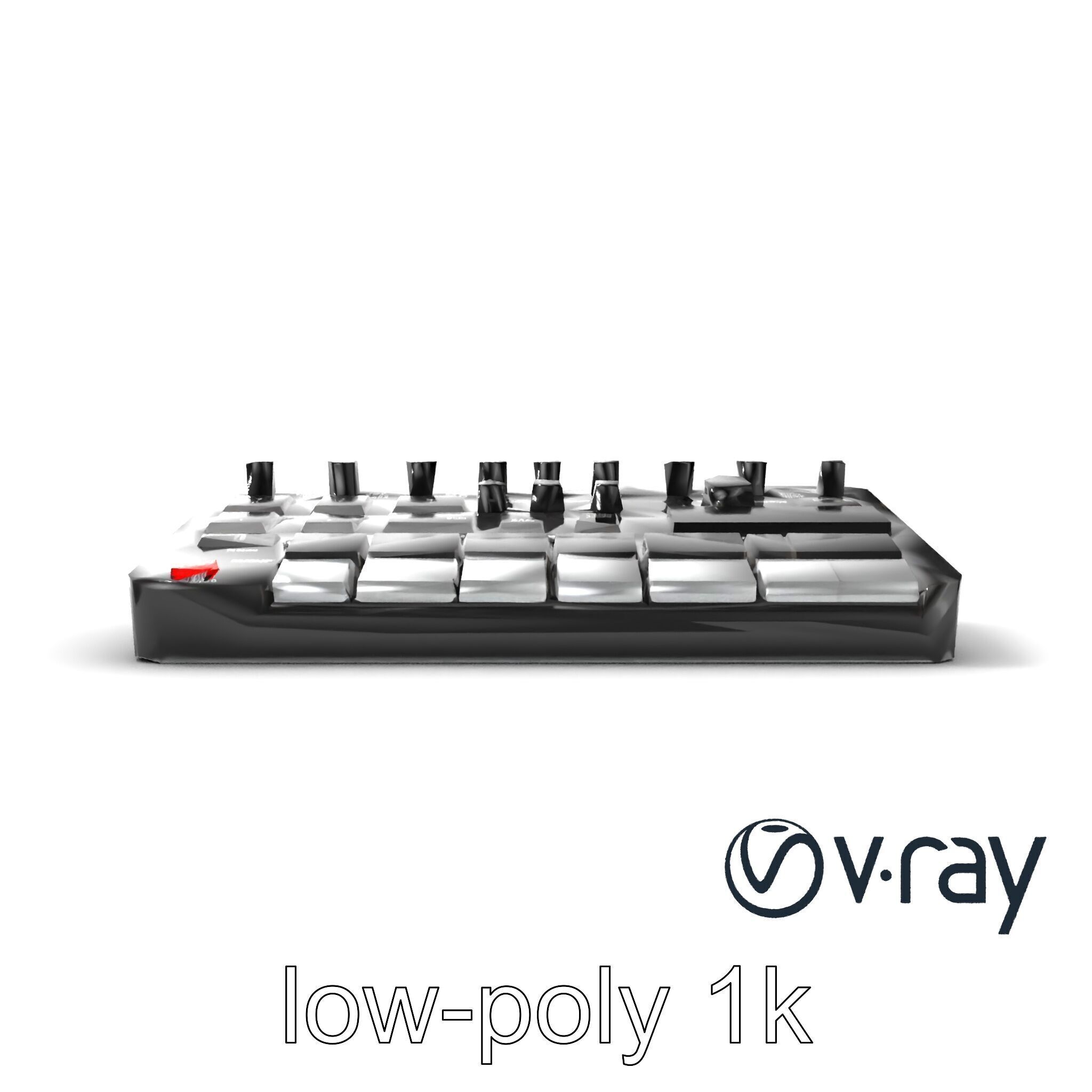 DroneCore Drum Machine model pack with step sequencer and car... Low-poly 3D model_26