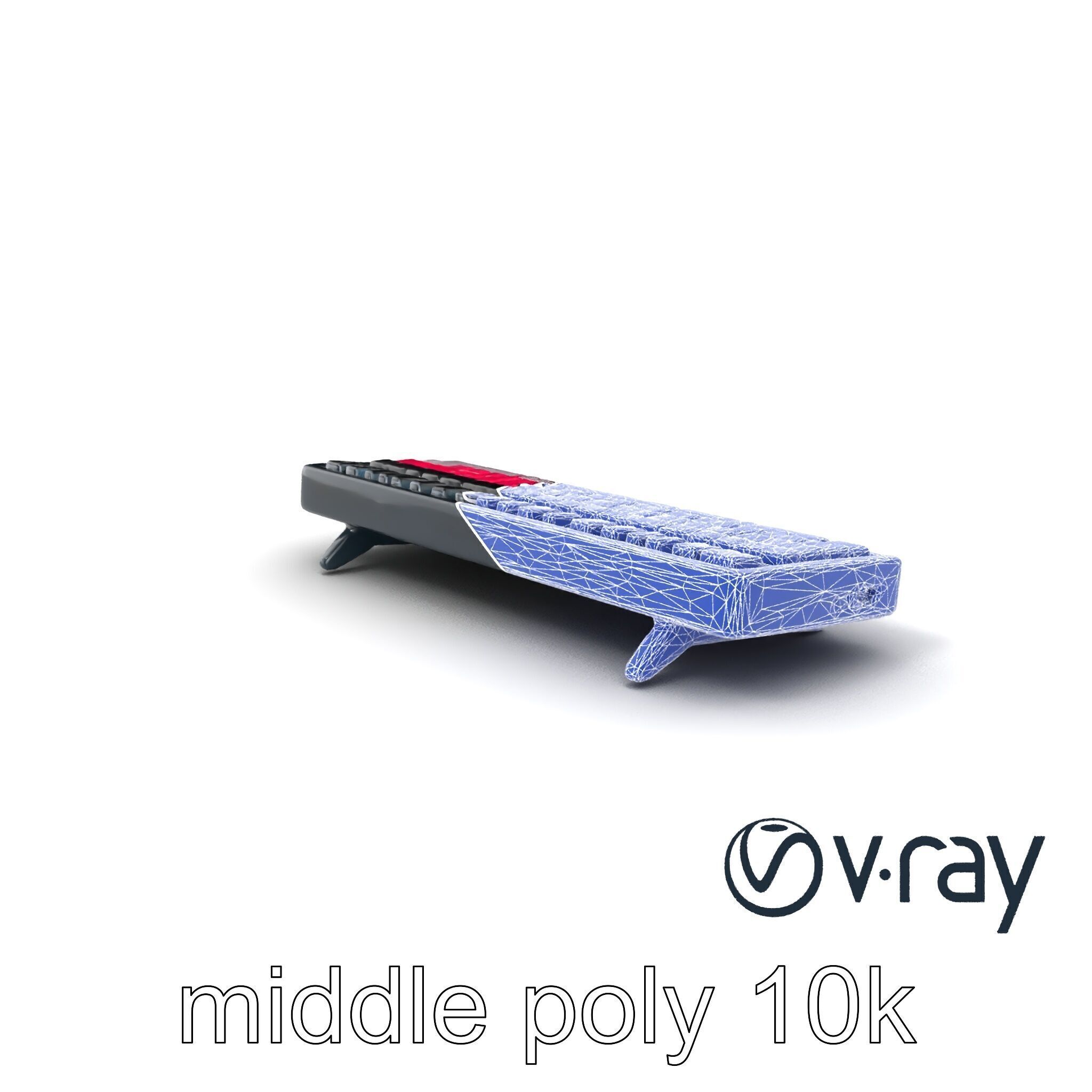 GlowGrid MIDI Keyboard model pack Low-poly 3D model_14