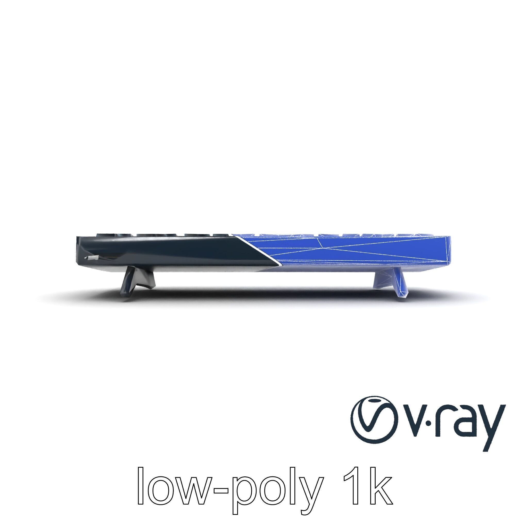 GlowGrid MIDI Keyboard model pack Low-poly 3D model_12