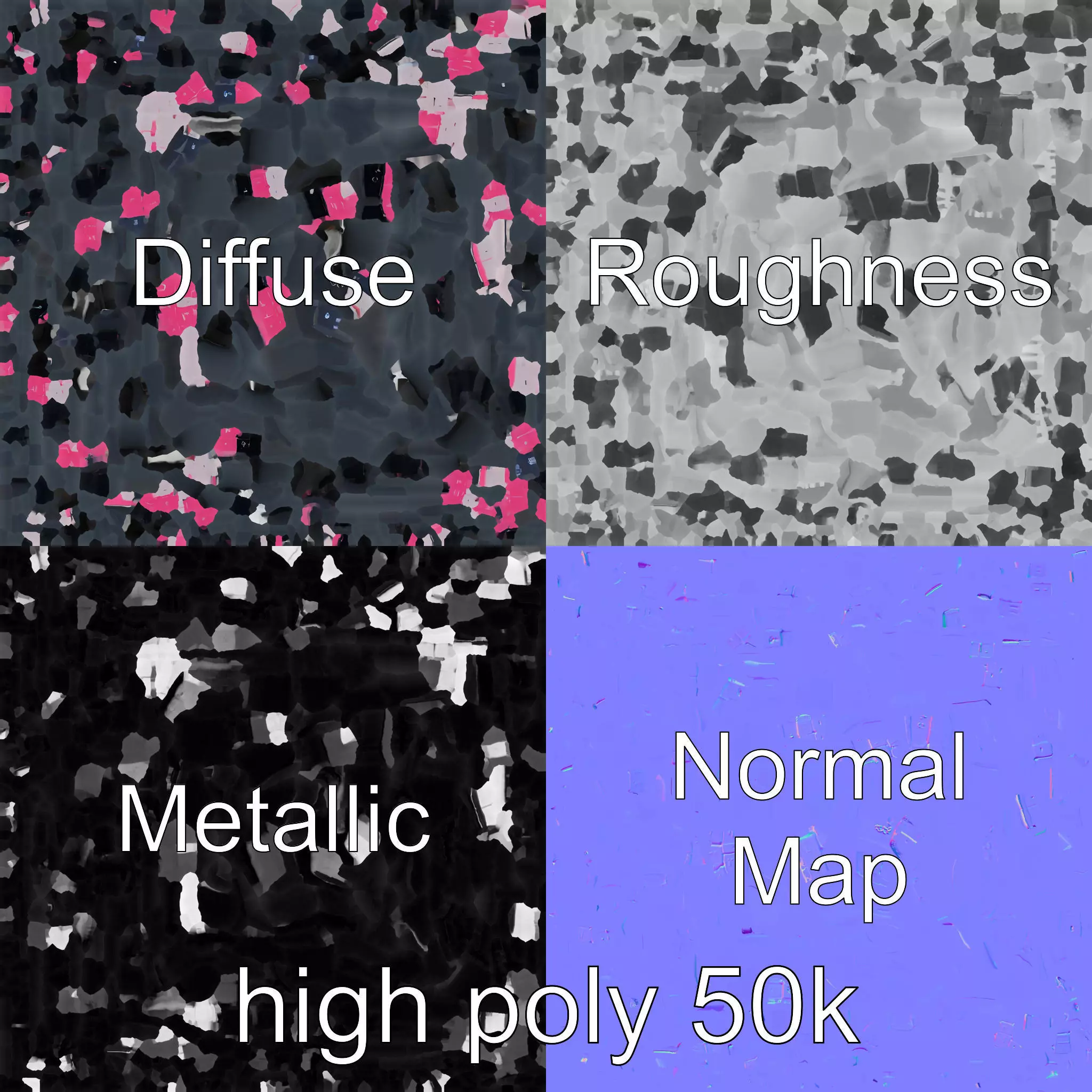 GlowGrid MIDI Keyboard model pack Low-poly 3D model_0