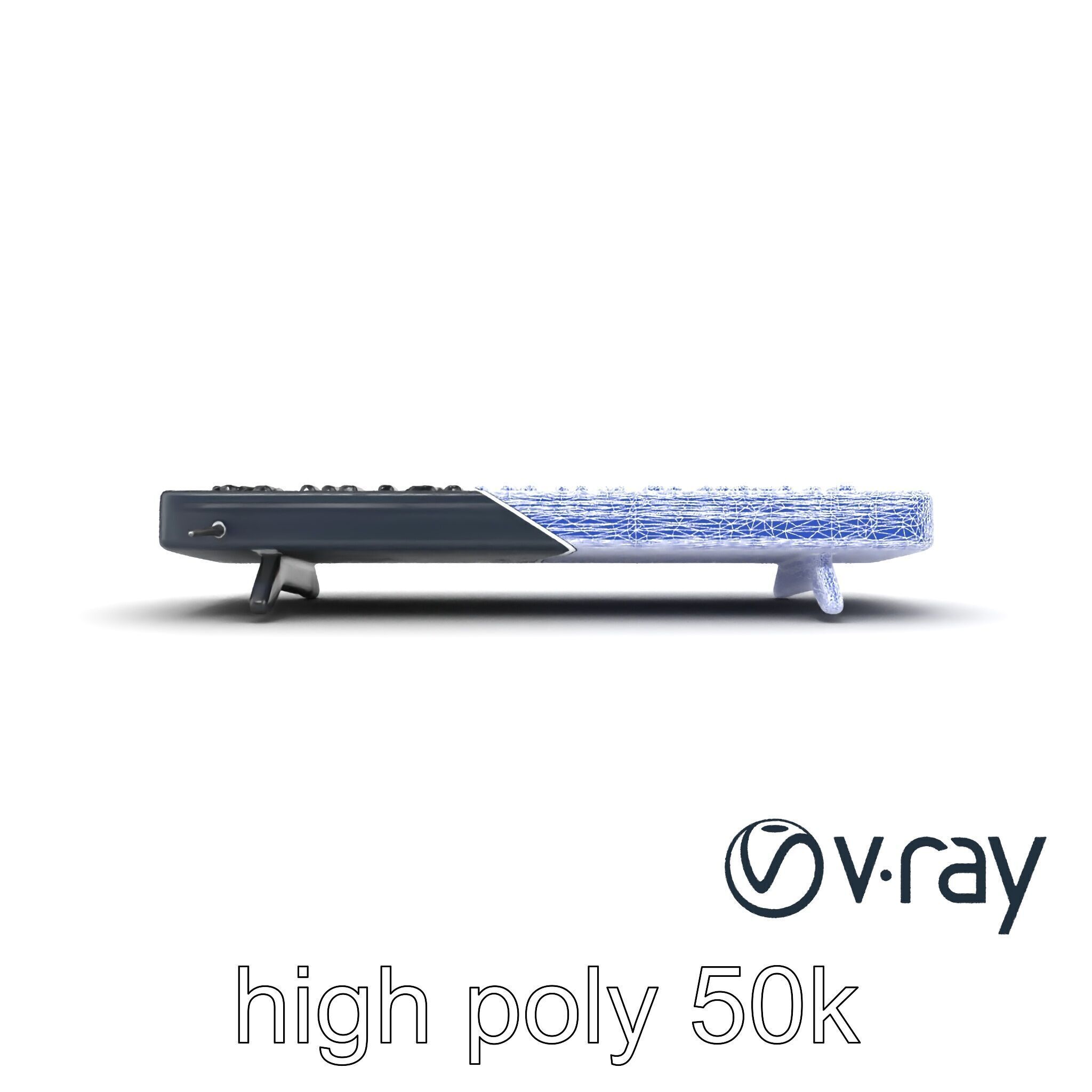 GlowGrid MIDI Keyboard model pack Low-poly 3D model_22