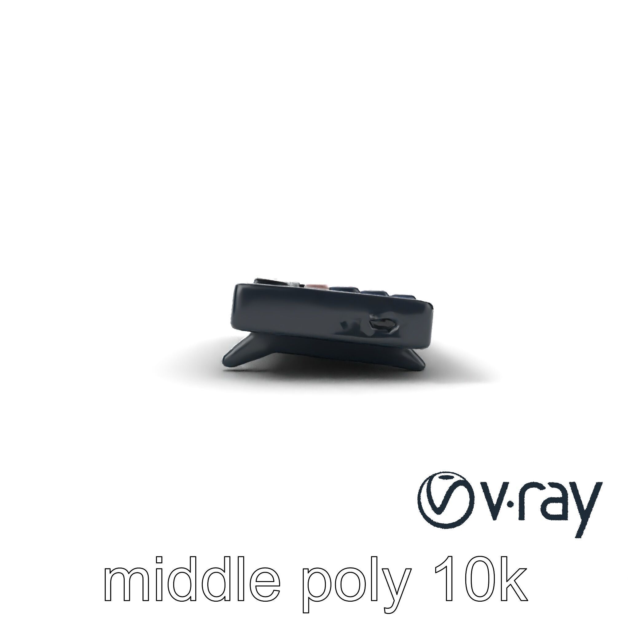 GlowGrid MIDI Keyboard model pack Low-poly 3D model_15