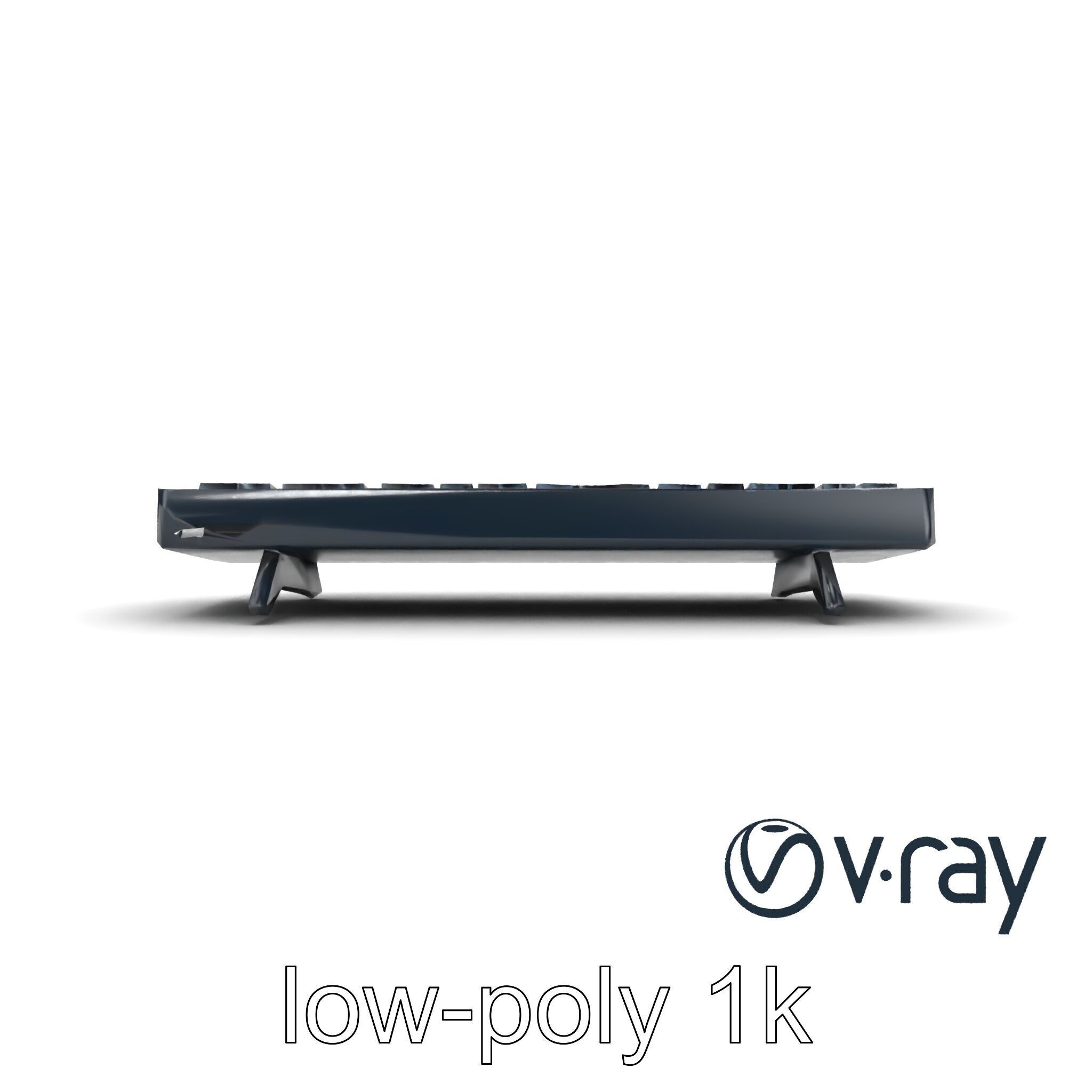 GlowGrid MIDI Keyboard model pack Low-poly 3D model_19